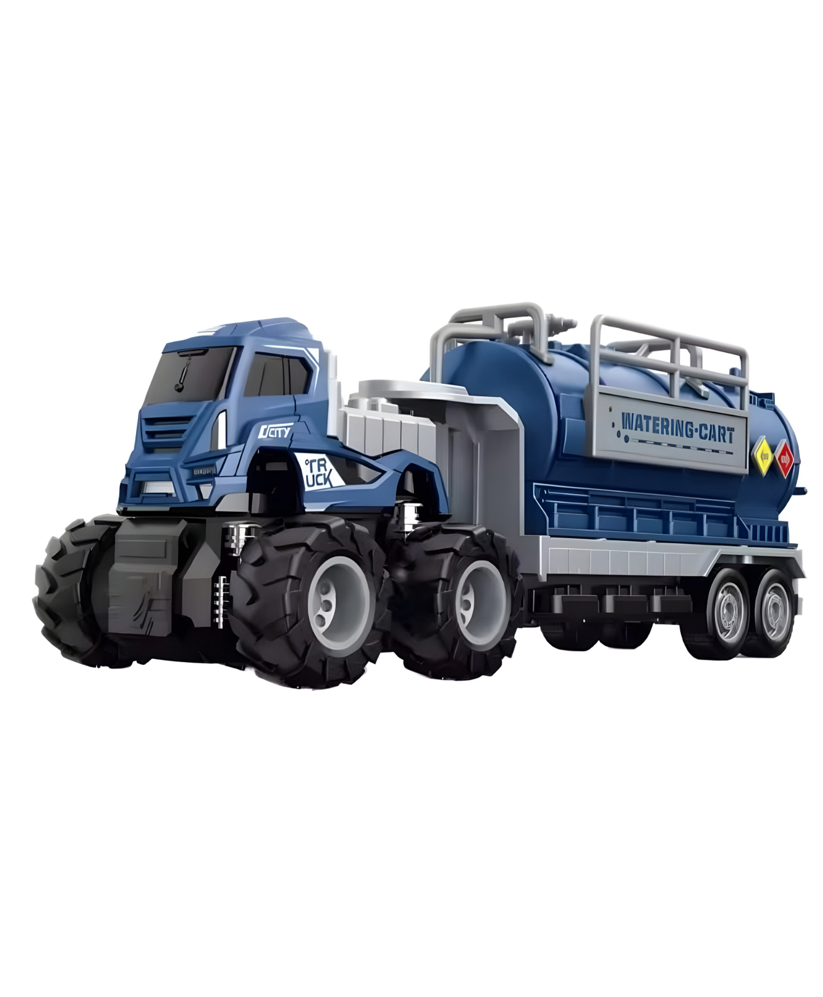 NEGOCIO Unbreakable Friction Powered Watering Cart Miniature Trailer Metal Die-Cast Oil &Water Tanker Transport Truck Toys for Kids- PACK OF 1- COLOR MAY VARY-image-26