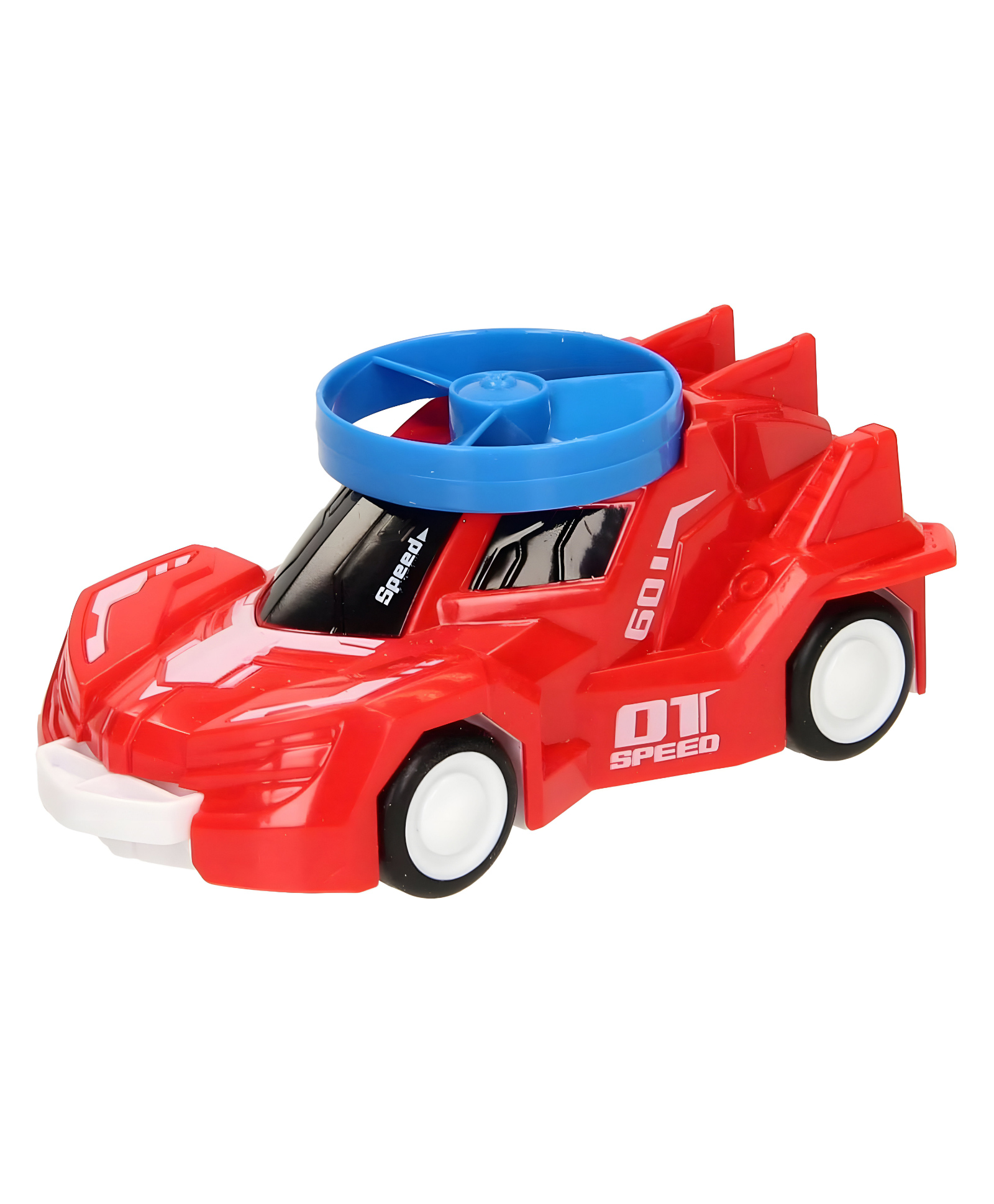 NEGOCIO Speed Friction Powered Rotary Gyro Car with Flying Disc Shooter - Pull Back & Launch Toy Car for Kids- PACK OF 1- COLOR MAY VARY-picture-27