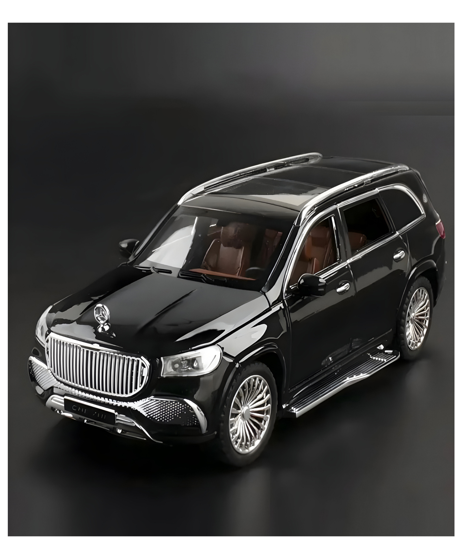 NEGOCIO 1:24 Mercedes Maybach GLS 600 SUV Metal light & sound Die cast Car Toy for kids - PACK OF 1- COLOR MAY VARY-picture-11