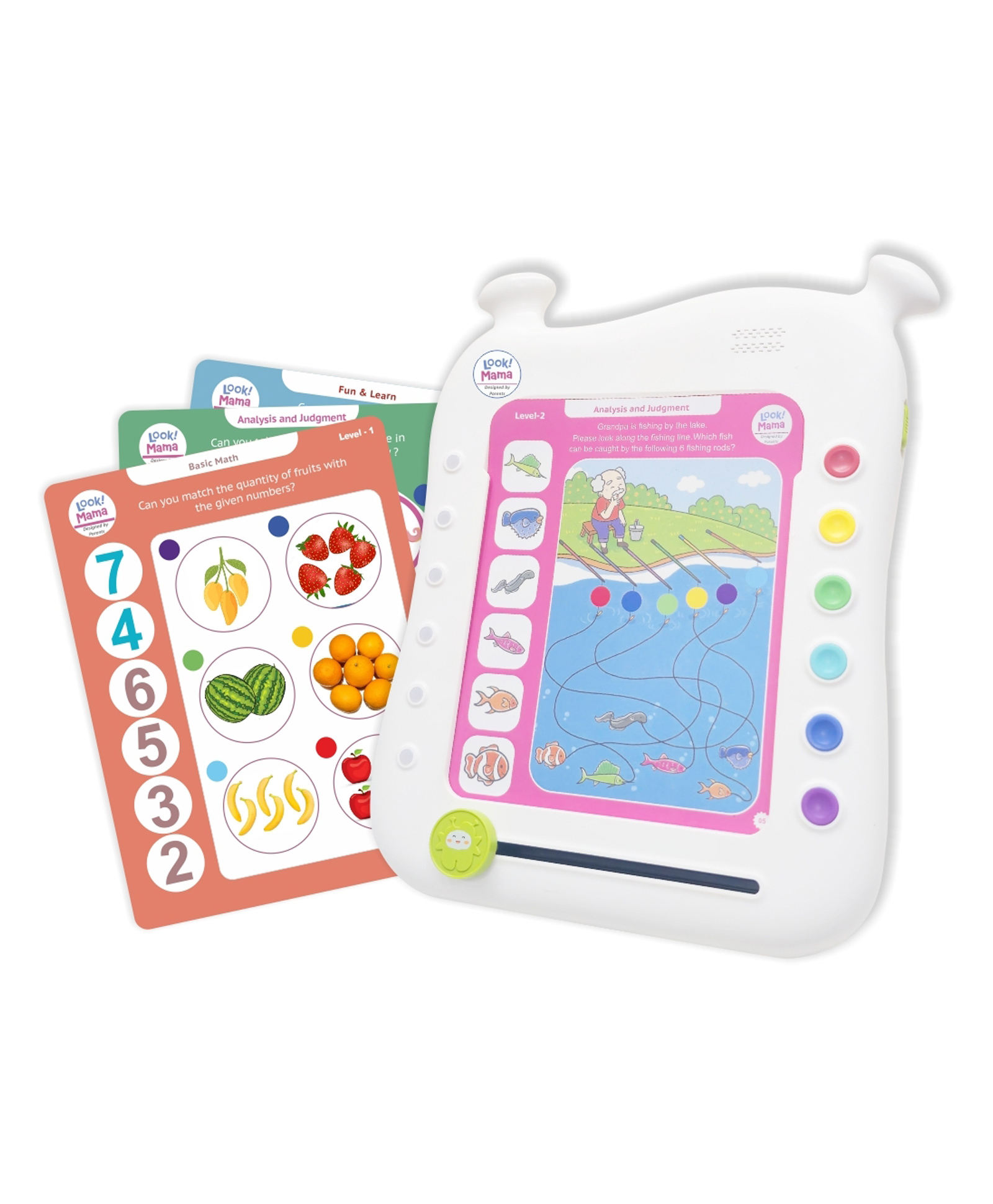 Look Mama Thinking Logic Pad for Kids with 108 Cards and 216 Q & A. Reduce Kids Screen time, Encourages Self Learning and Cognitive Thinking-image-30