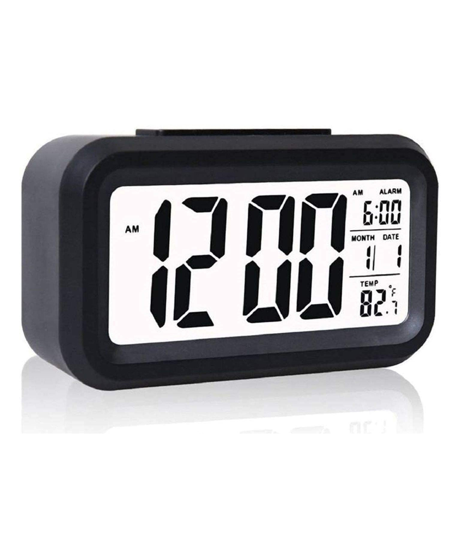YAMAMA Digital Smart Back Light Alarm Clock with Automatic Sensor Date, Temperature | Digital Alarm Clock for Bedroom | Alarm Clocks for Heavy Sleepers - Multicolor-image-20