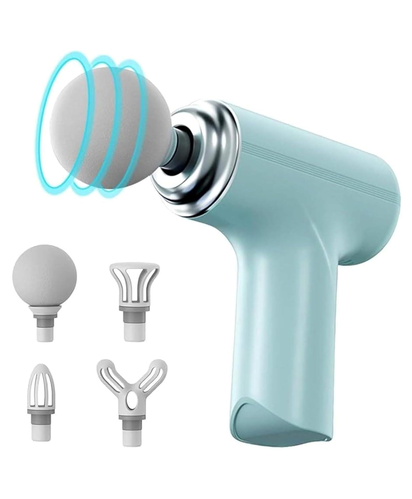 YAMAMA Mini Massage Gun Premium Portable Massager for Pain Relief, Ideal for Neck, Shoulders, Back, and Full-Body Muscle Relaxation - (Pack of 1 - Color May Vary)-image-3