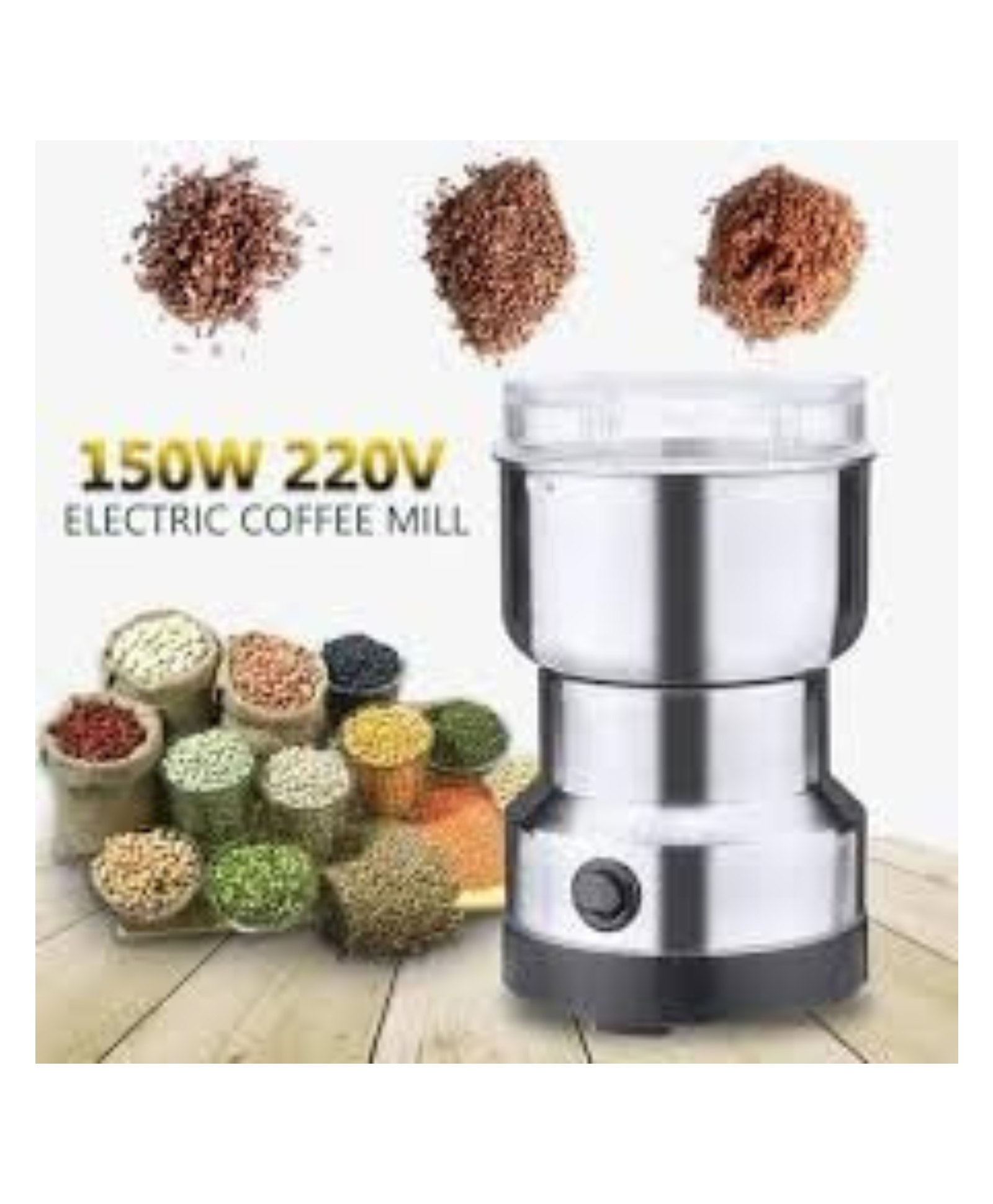 YAMAMA Multifunction Smash Machine Household Electric Cereals Grain Grinder Coffee Bean Seasonings Spices Milling Ultra Fine Dry Food Powder Machine (nm-8300)-image-28