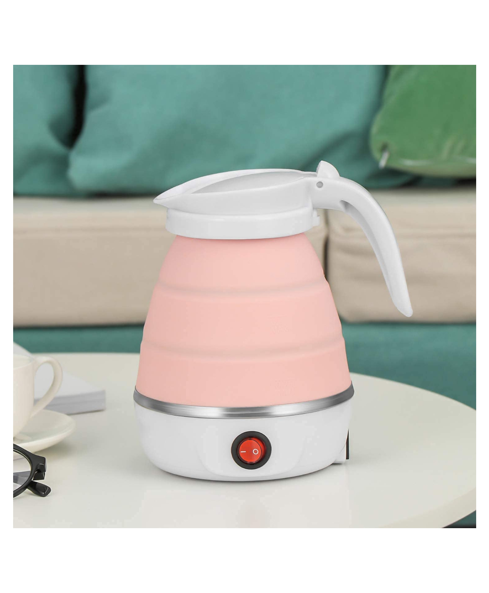 YAMAMA Travel Folding Electric Kettle 600ml Silicone Lightweight Small Water Boiler | Home & Garden | Kitchen, Dining & Bar | Kitchen Appliances | Coffee & Tea Makers | Tea Kettles - Color May Vary-image-44