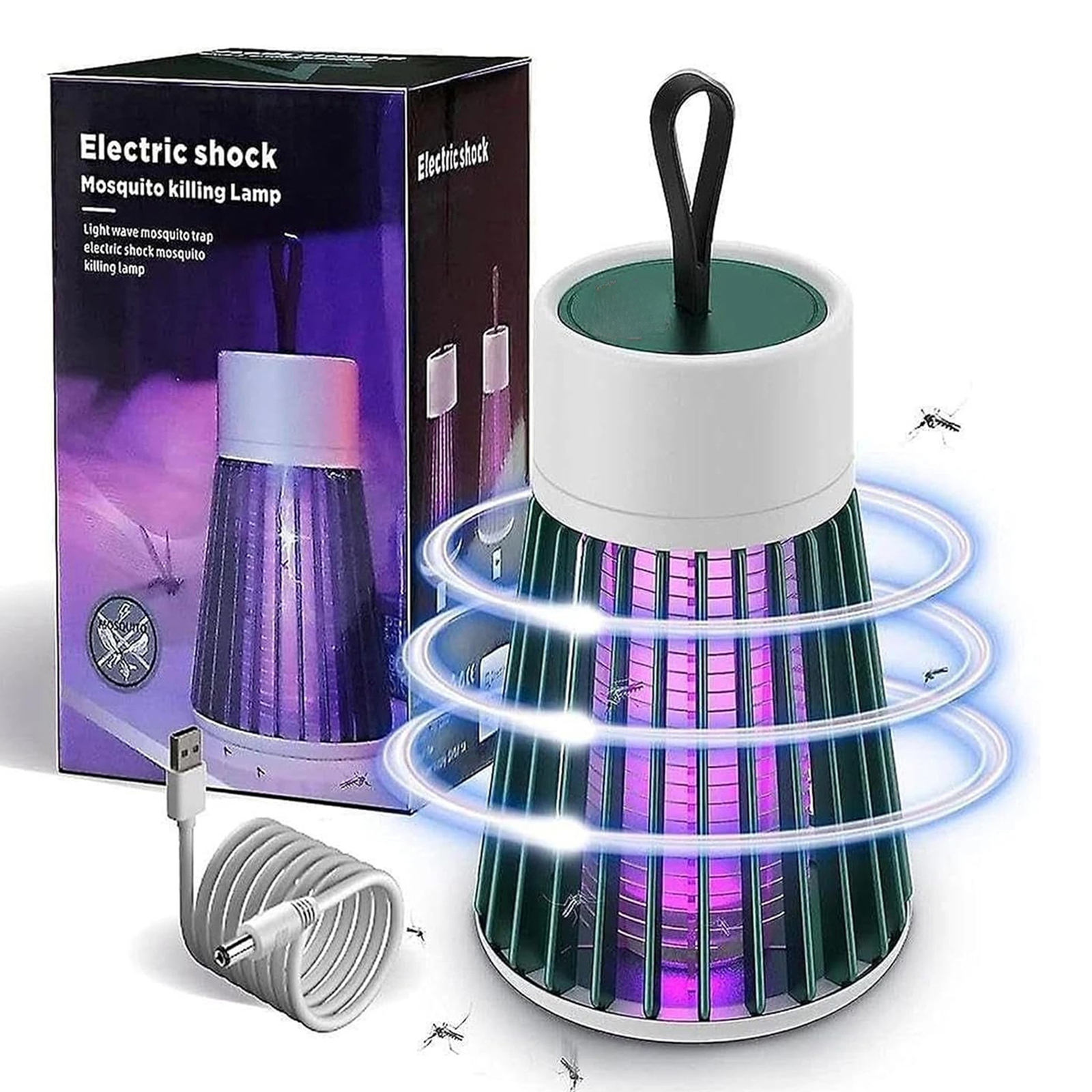 YAMAMA Mosquito Killer Lamp Electronic Portable LED Mosquito Killer Machine Trap Lamp, Mosquito Killer Lamp For House, Bug Zapper For Indoor Outdoor Garden - Multicolor