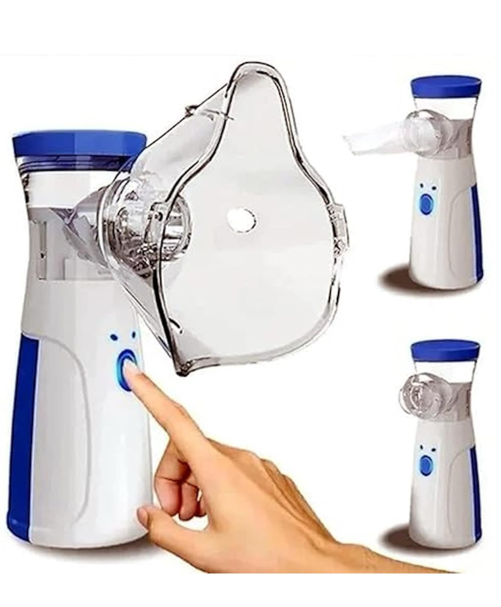 YAMAMA Portable Mesh Nebulizer, Silent & Compact Nebulizer Machine for Adult and Kids, Travel and Household Daily Use, Steam Inhaler Quick Relief, Effective for Cough, Asthma, Bronchitis and Sinusitis