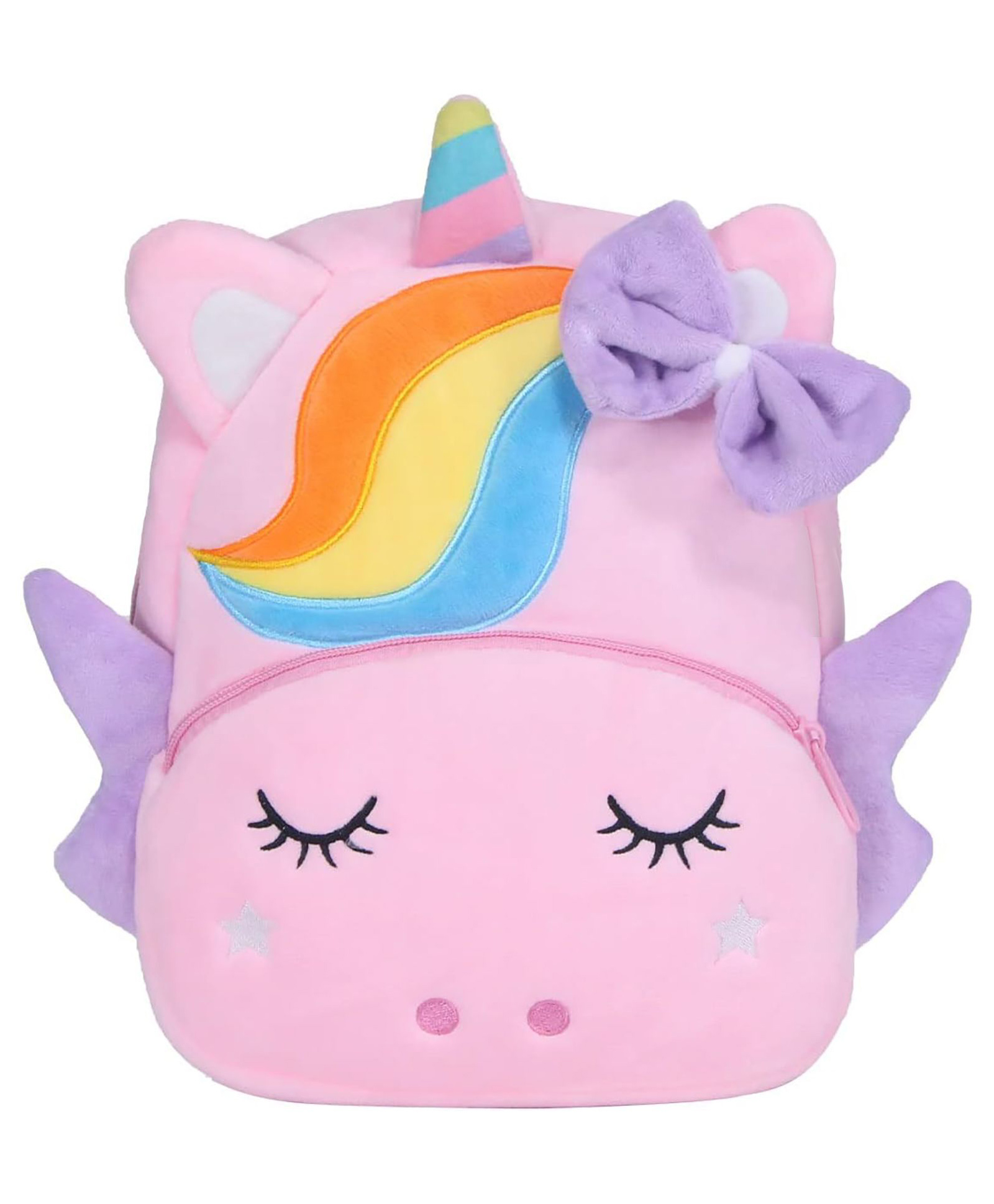Frantic Premium Quality Pink Magic Unicorn school bag -Height 14 Inches-image-42