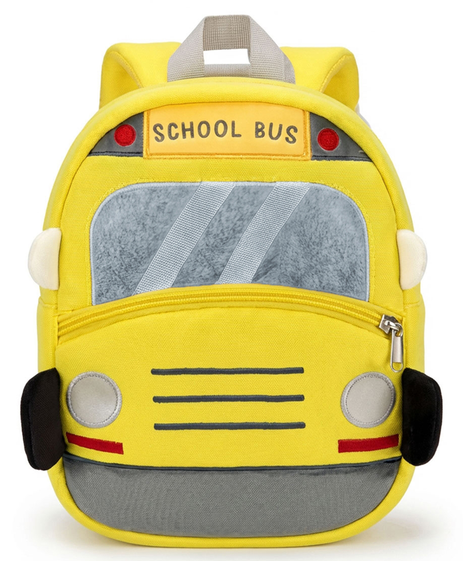 Frantic Premium Quality Yellow School Bus school bag -Height 14 Inches-image-20