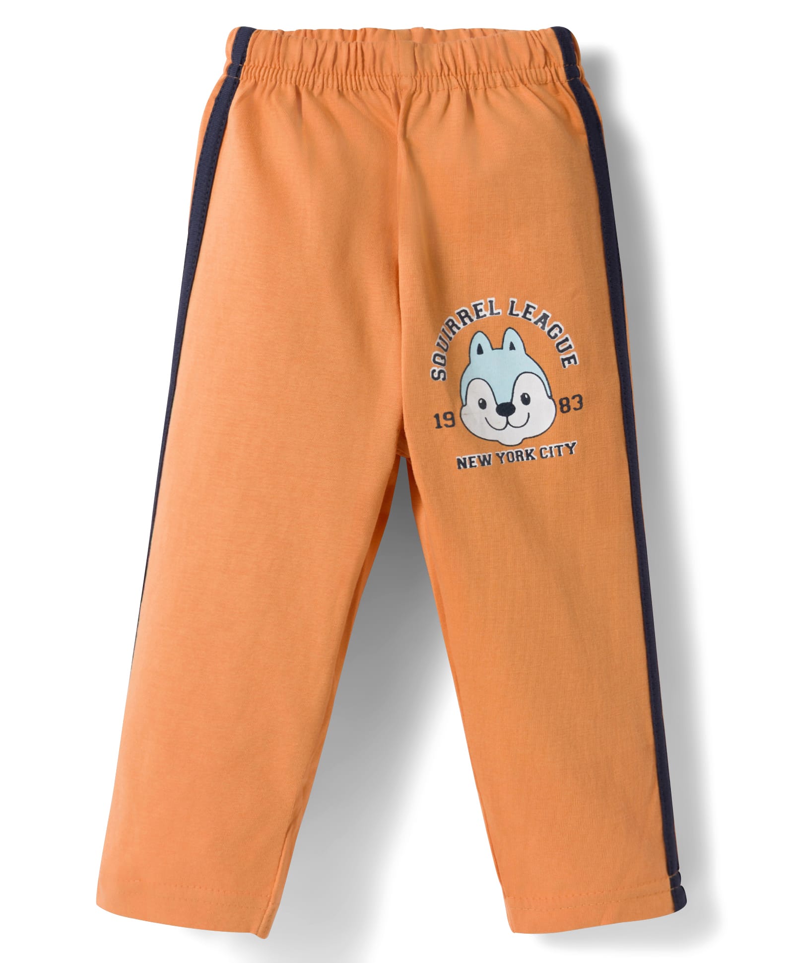 Tango Single Jersey Knit Full Length Lounge Pant With Animal Print - Rust Orange-picture-14