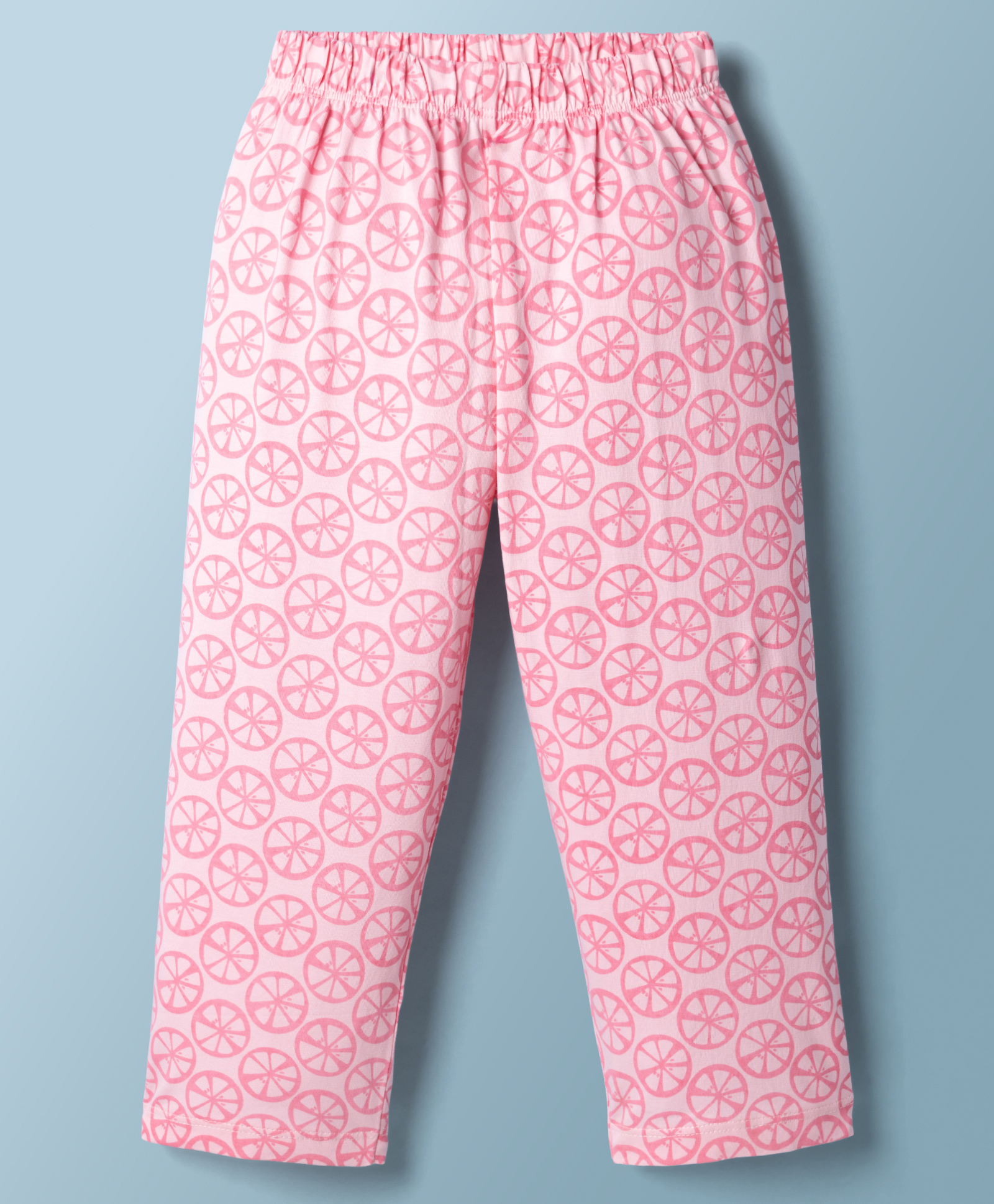 Tango Single Jersey Knit Floral Printed Three Fourth Leggings - Pink-picture-25