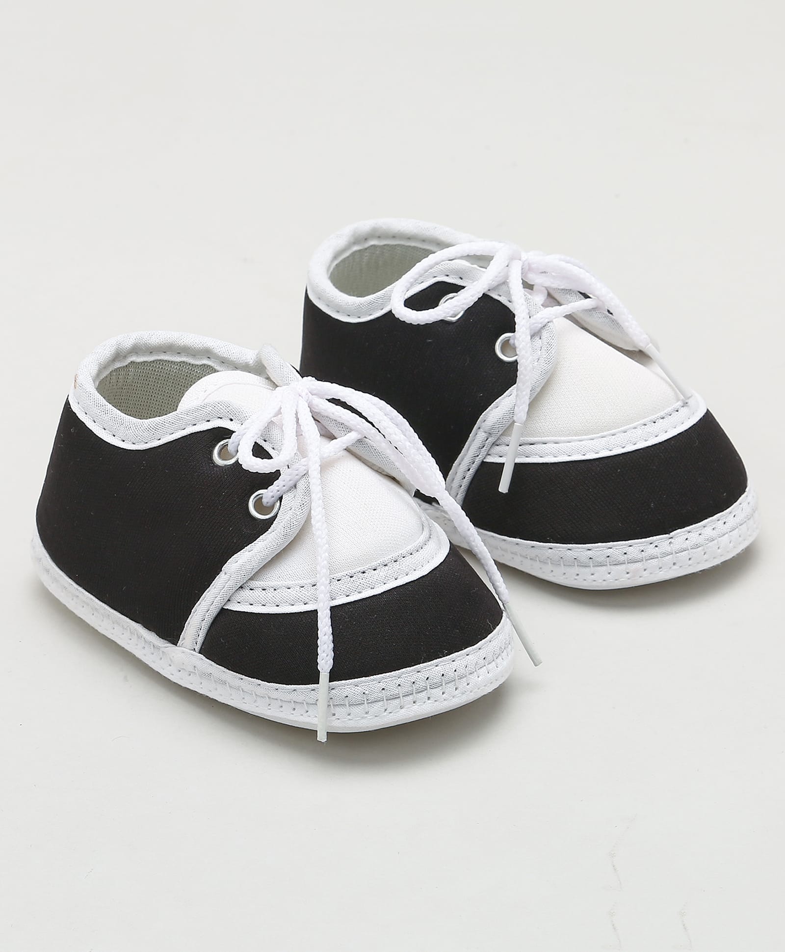 KIDSUN Colour Blocked Lace Up Booties - Black-picture-22
