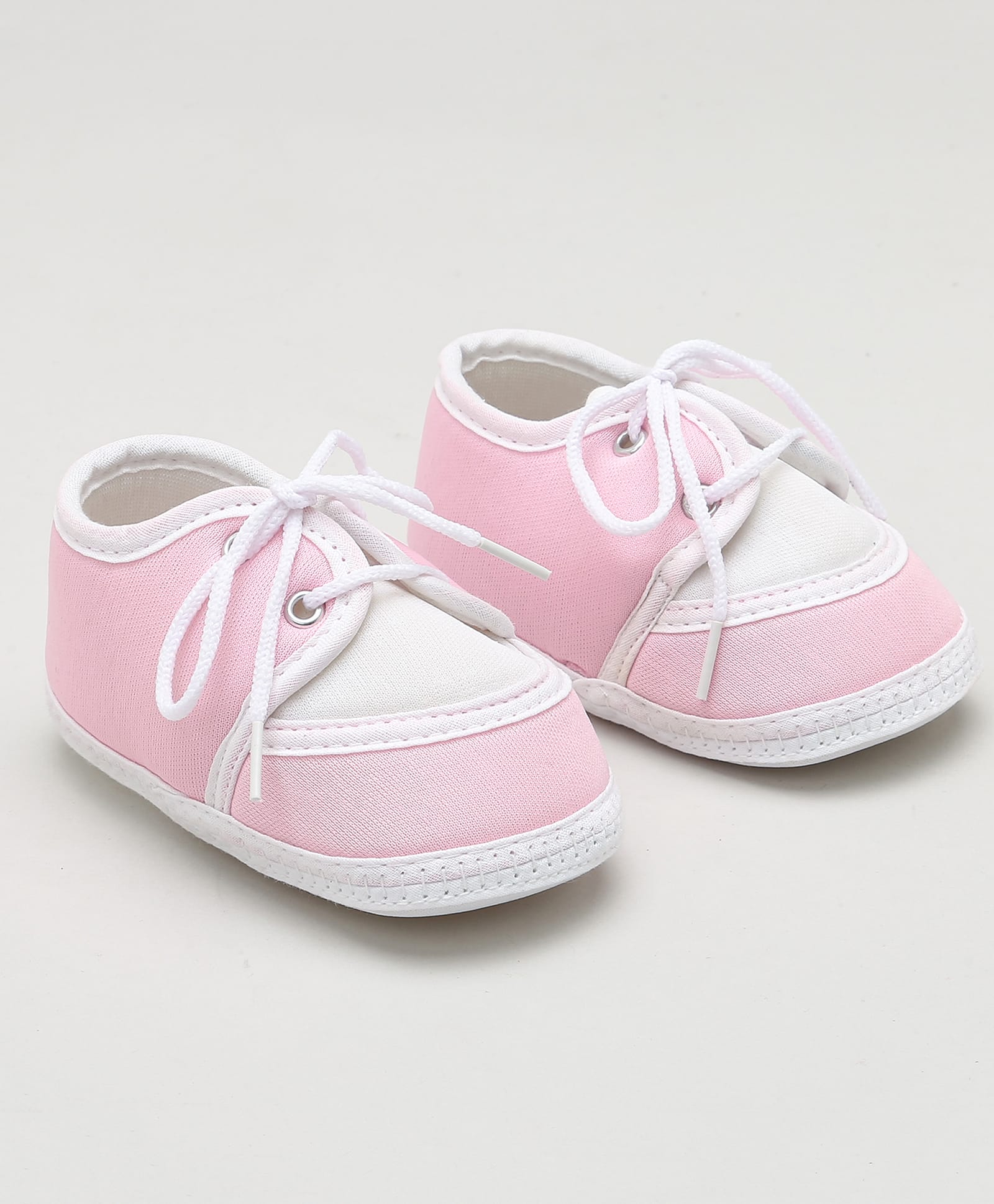 KIDSUN Colour Blocked Lace Up Booties - Light Pink-picture-22