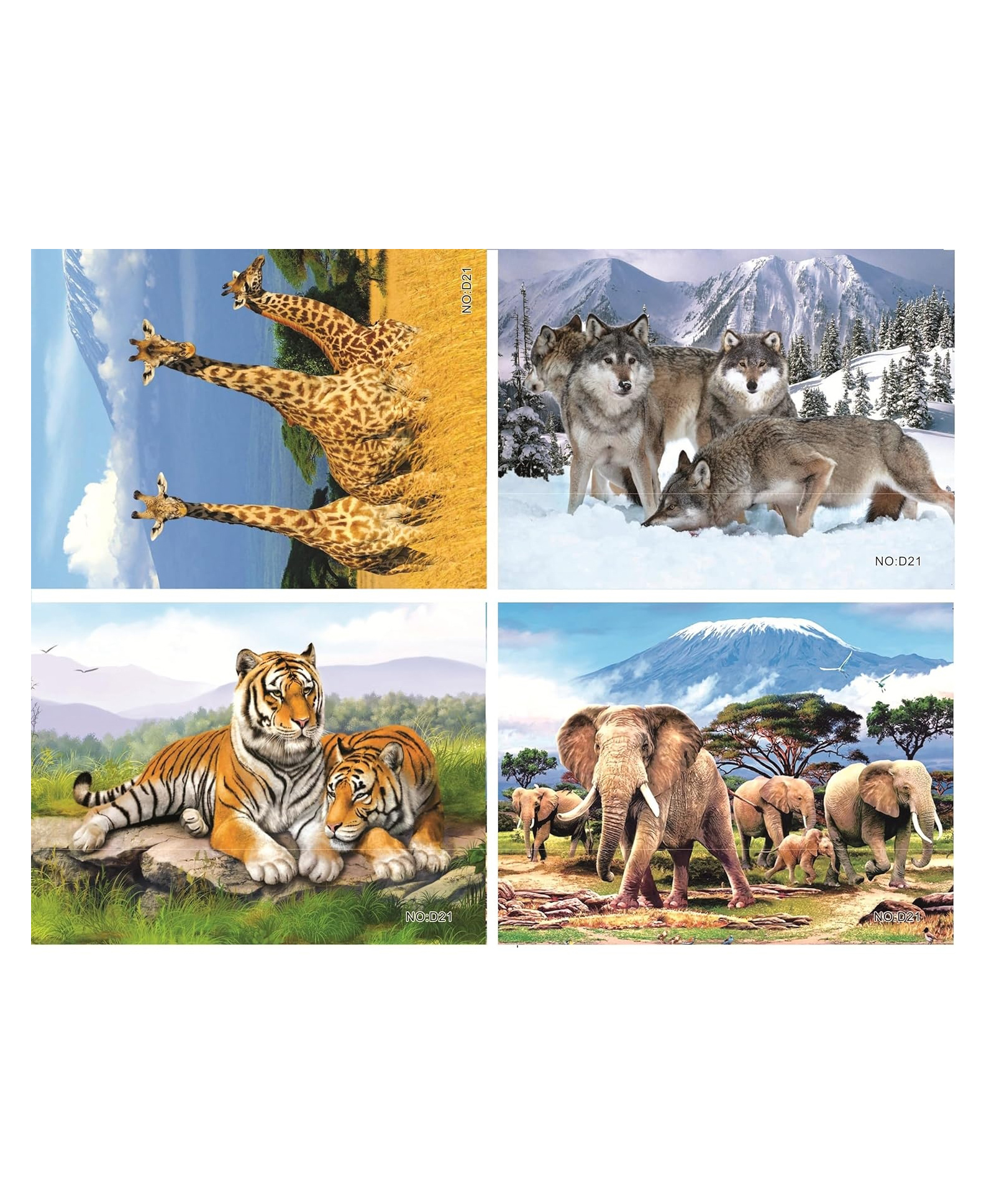 Chocozone 40 Pcs Animal Jigsaw Puzzle for Kids, Educational Puzzles for Kids Boys and Girls (29cm x 22cm) - Pack of 4-image-22