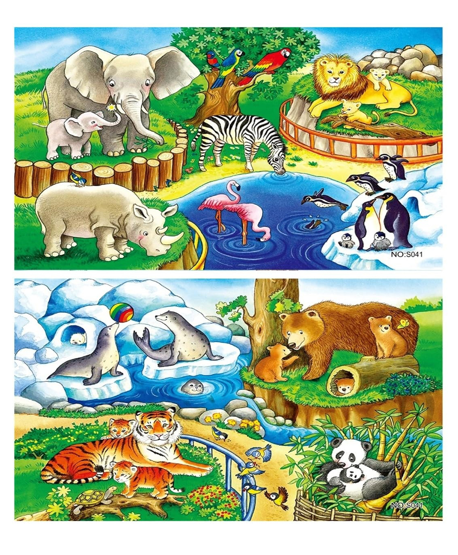 Chocozone 120 Pcs Animal Jigsaw Puzzle for Kids, Educational Puzzles for Kids Boys and Girls (44cm x 28cm) - Pack of 2-picture-11