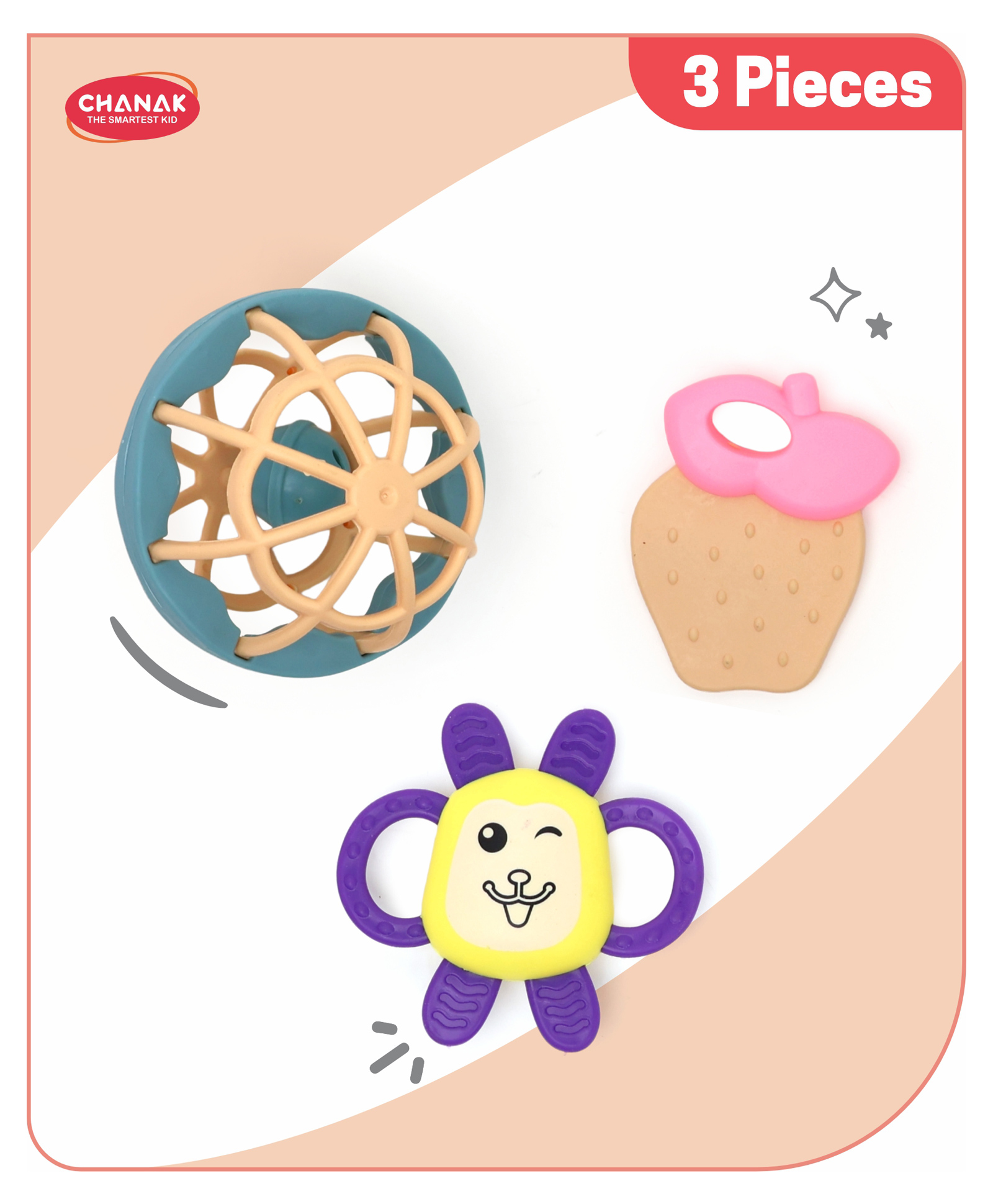 Aditi Toys Baby Kinder Rattle Set for 0-6 Months Old Baby, Non-Toxic, 100% BPA Free, Infant Grab, Spin & Shake Rattles, Colorful Rattles with 3 Pcs, Early Educational Sensory Toy, BIS Approved-picture-27