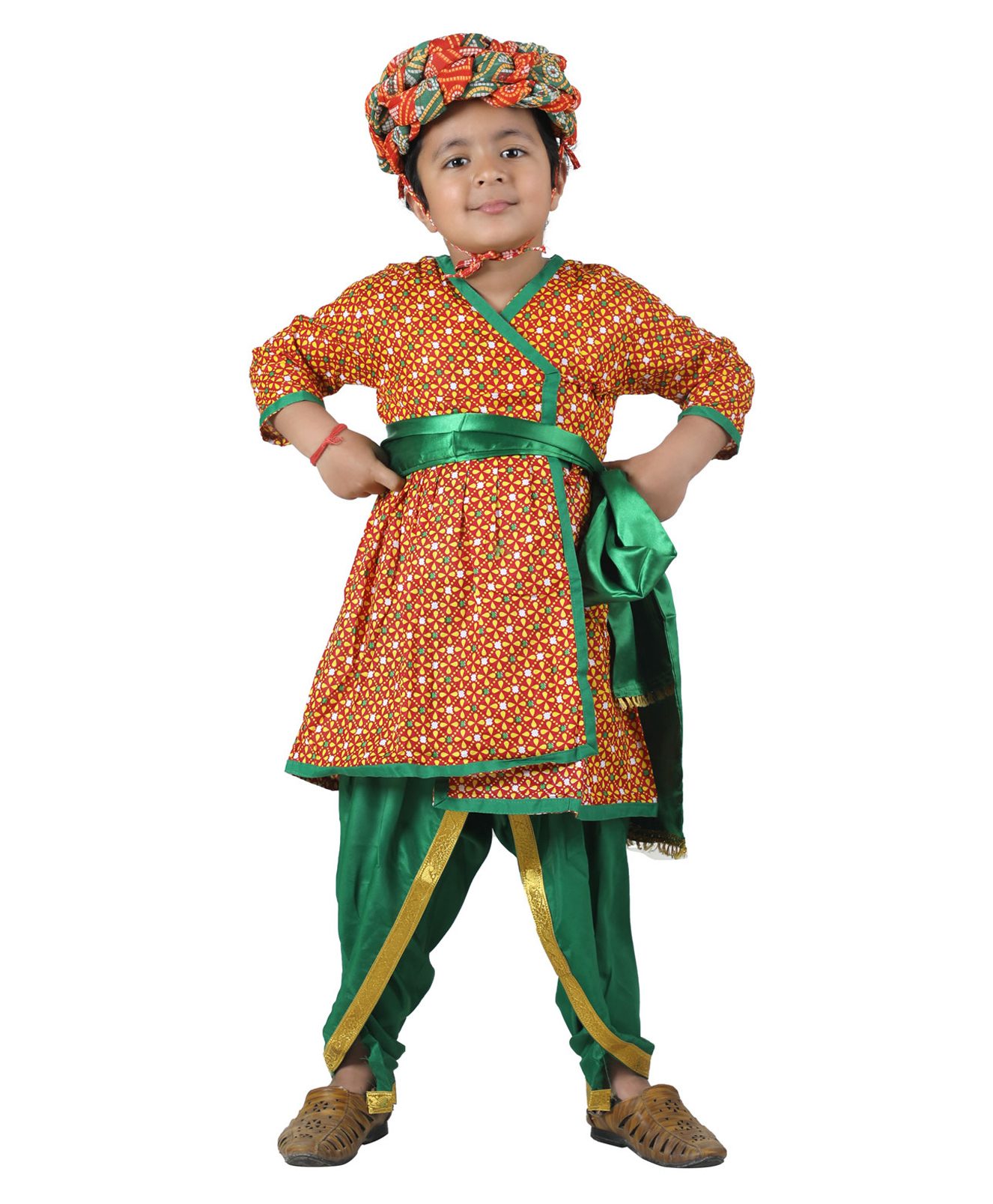 Buy BookMyCostume Printed Rajasthani 
