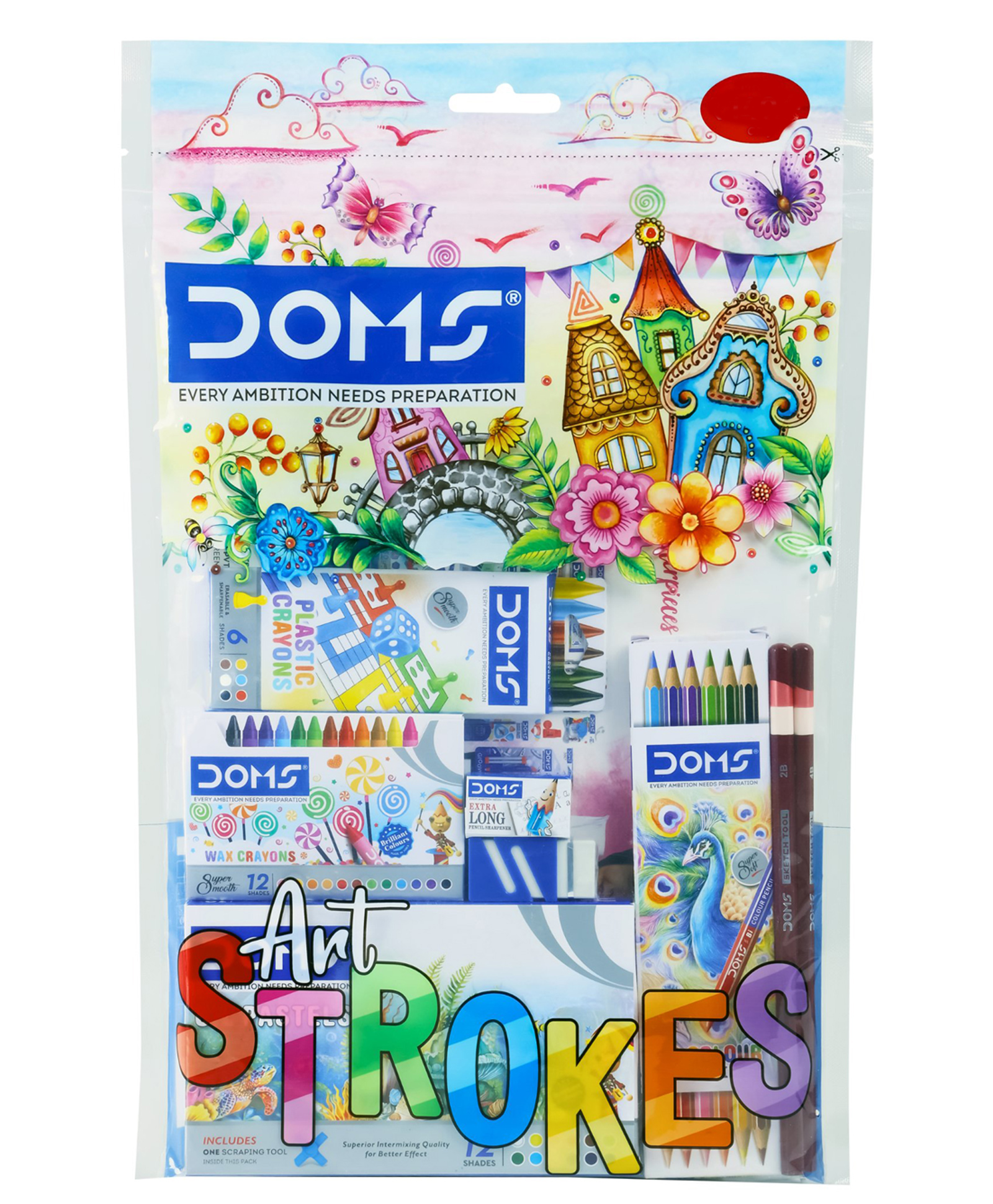 Doms Art Strokes Coloring Set - Multicolor-image-13