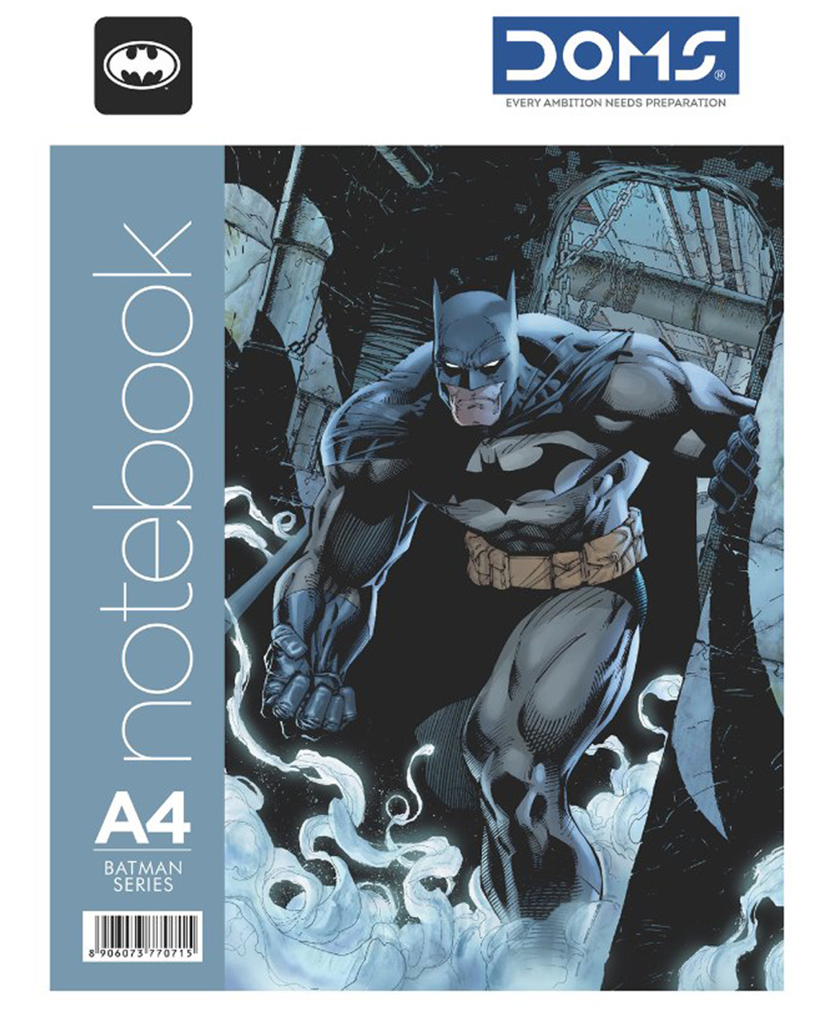 Doms Single Ruled Exercise Notebook with Batman Print - 172 Pages-image-44