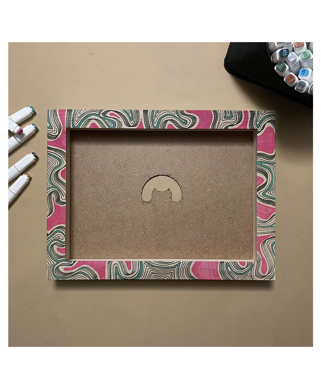 Kids Clap A3 Kids Art Display Frame with Storage | Magnetic Front Opening | Wooden Frame for Artwork, Certificates & Drawings | Holds 50+ Pieces | Wall Mount - Pack of 1-picture-11