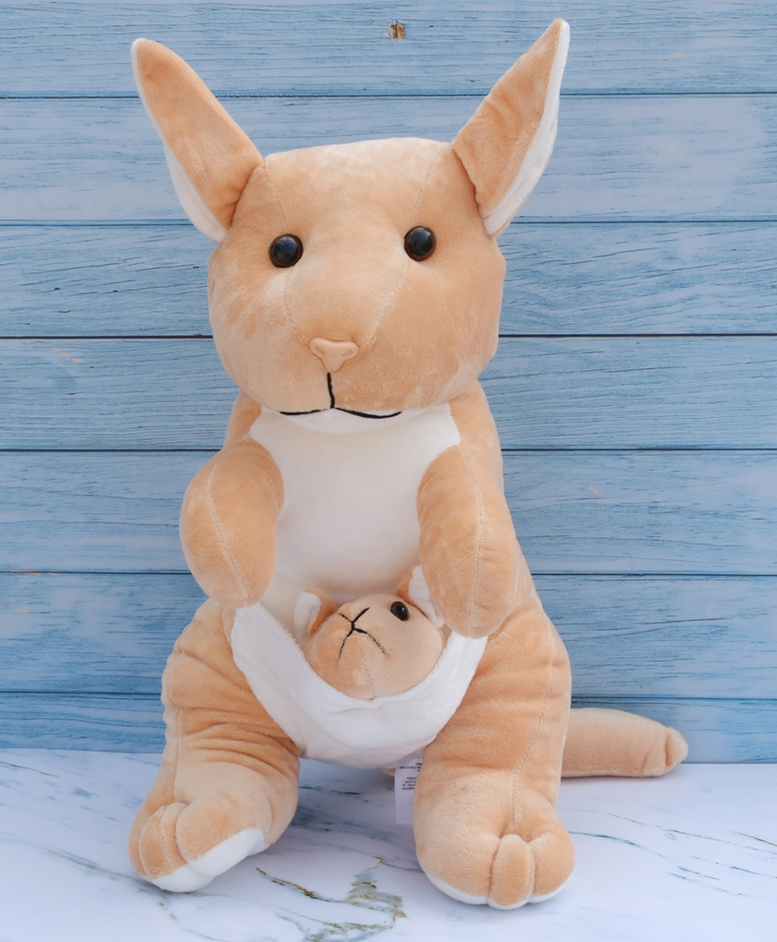 Dukiekooky Super Cute & Adorable Brown Kangaroo Soft Toy- Hight 40 CM-image-20