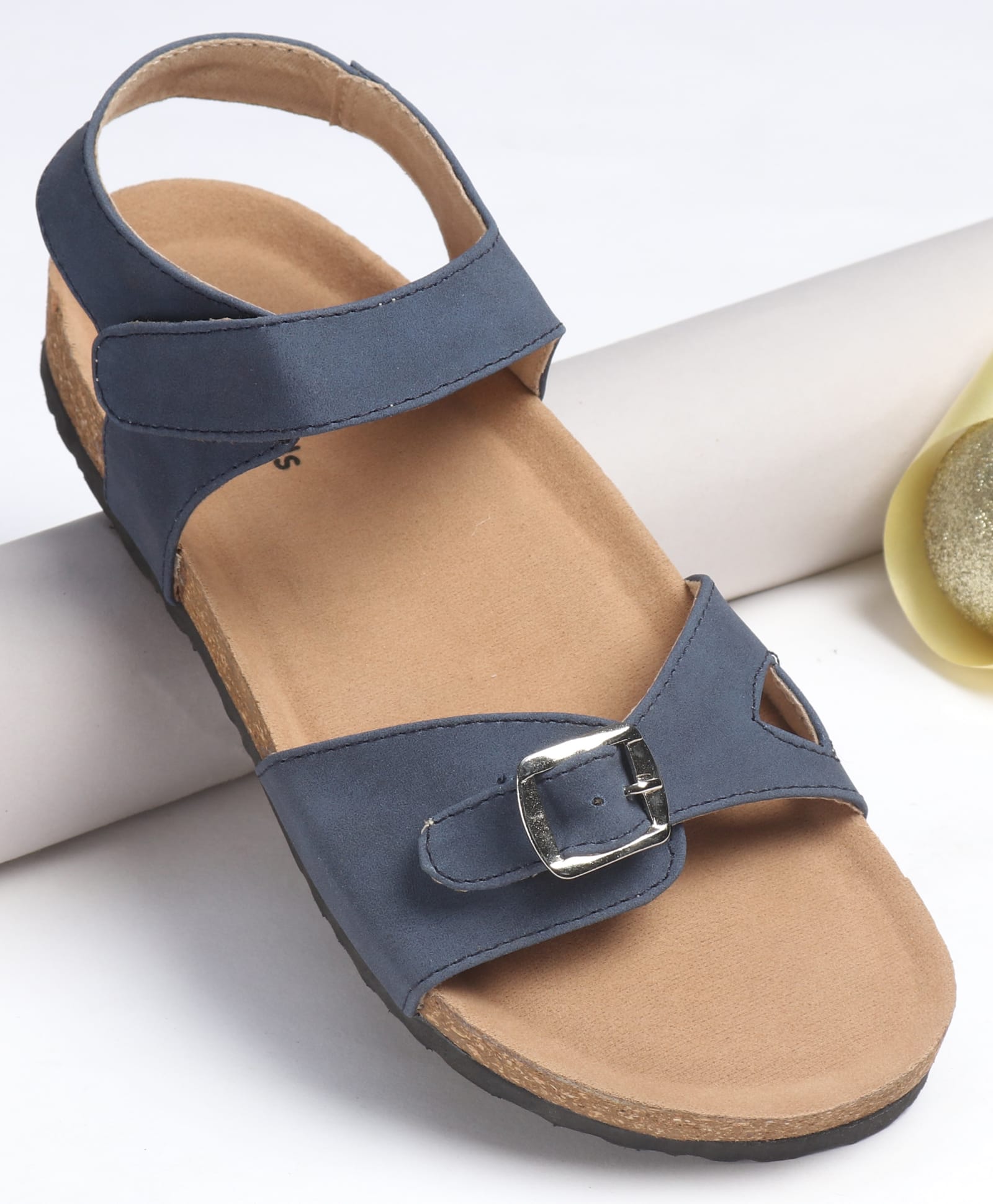 Pine Kids Solid Sandals - Blue-picture-23