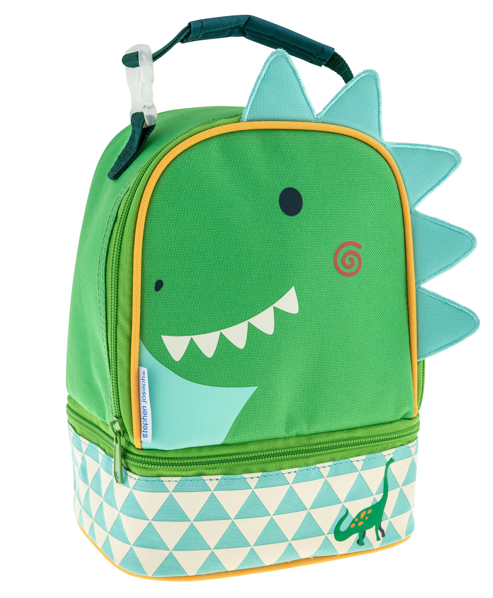 Stephen Joseph Lunch Bag Dino Print - Green-picture-6