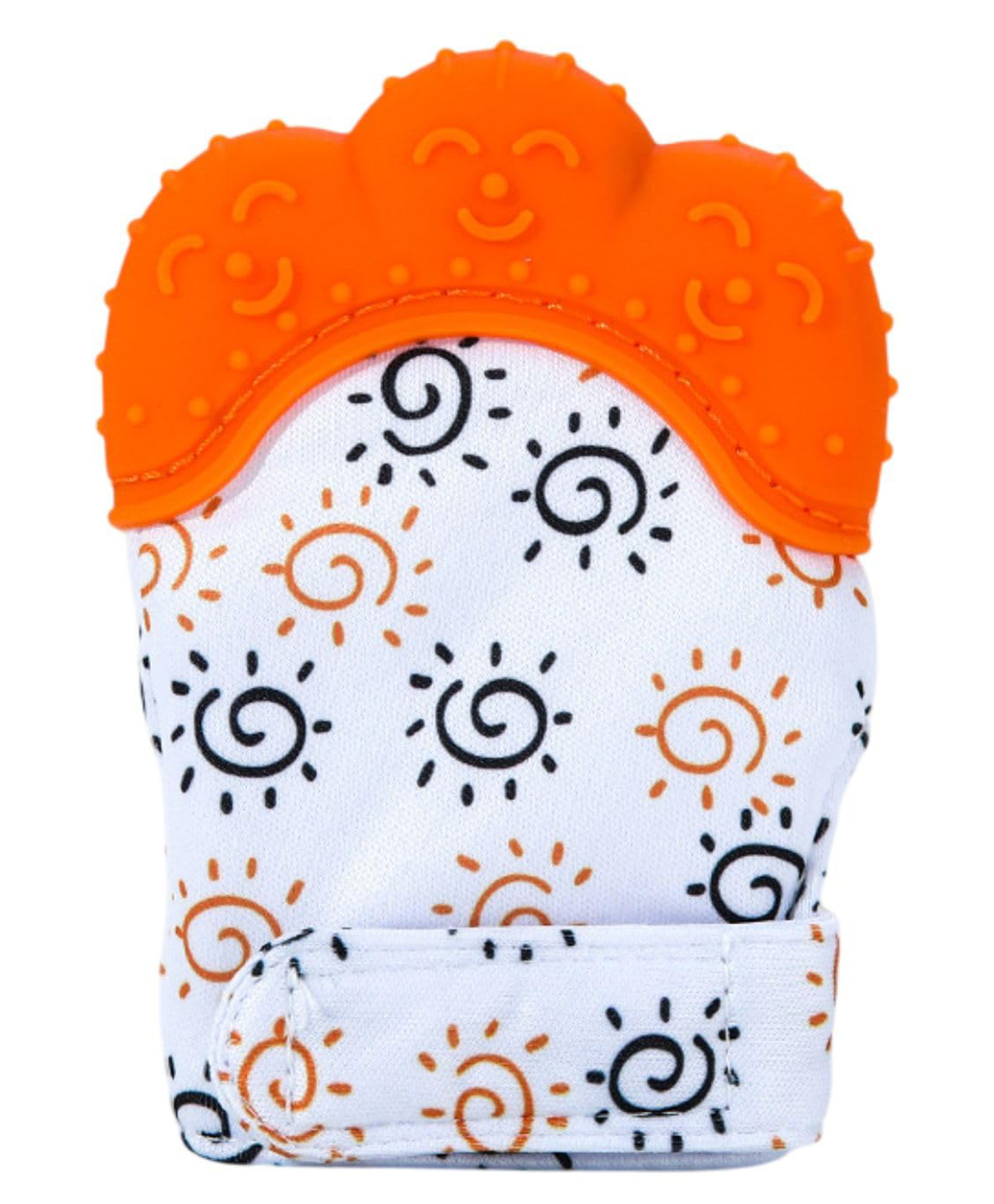 FunBlast Silicon Baby Teething Mitten Toy for Babies Pack of 1, (Orange)-image-30