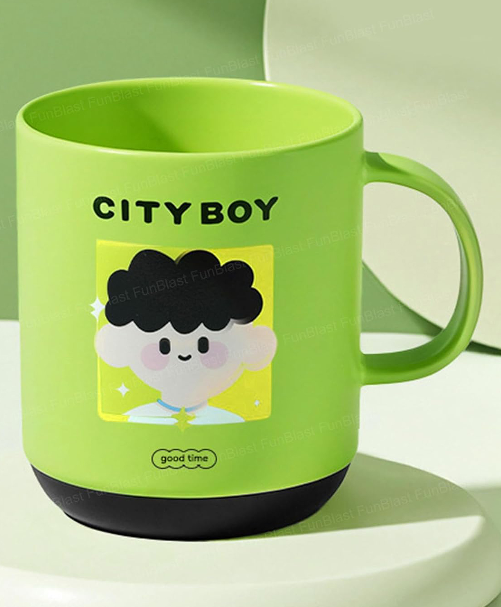 FunBlast Cute Cartoon Design Milk Mug for Boys 450 ml (Multicolor)-picture-14