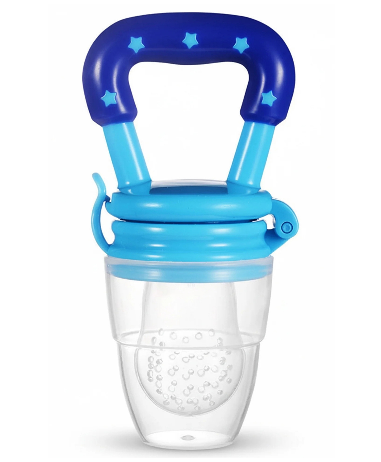 Baby Dolphin Silicone Fruit and Food Nibbler - Blue-image-45