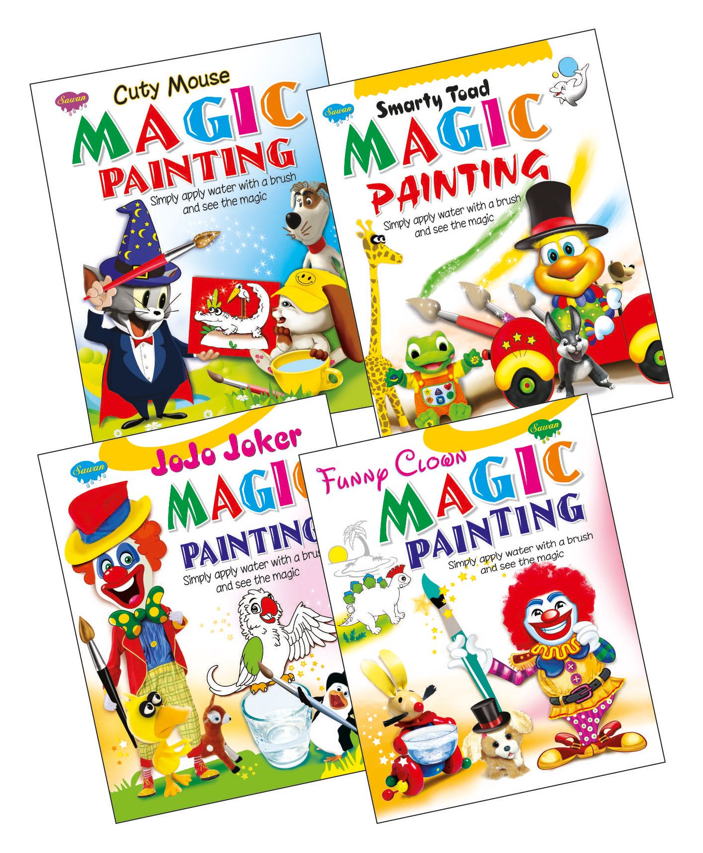 Sawan Colouring Book Set of 4 - English-image-38