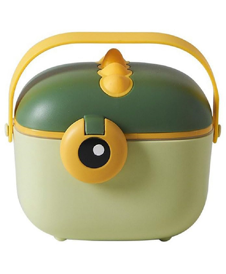 TERI BERI 400 ml Baby Formula Dispenser with Scoop & Leveller, Foodgrade Pp Double Layer Anti-Leak Milk Powder Dispenser Container (Green)-image-6