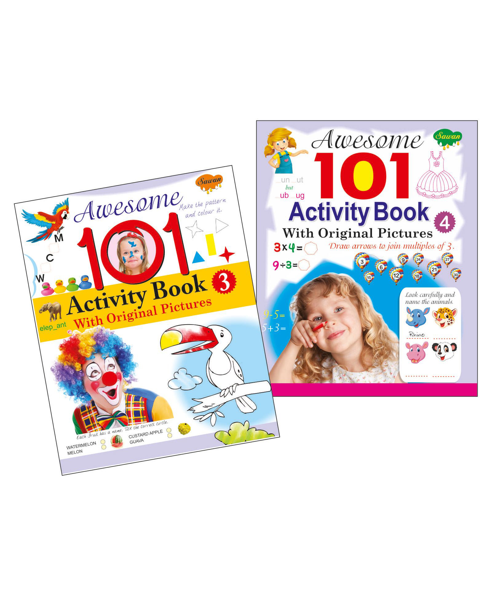Set of 2 Activity Books Level 3 & 4 - English-image-43