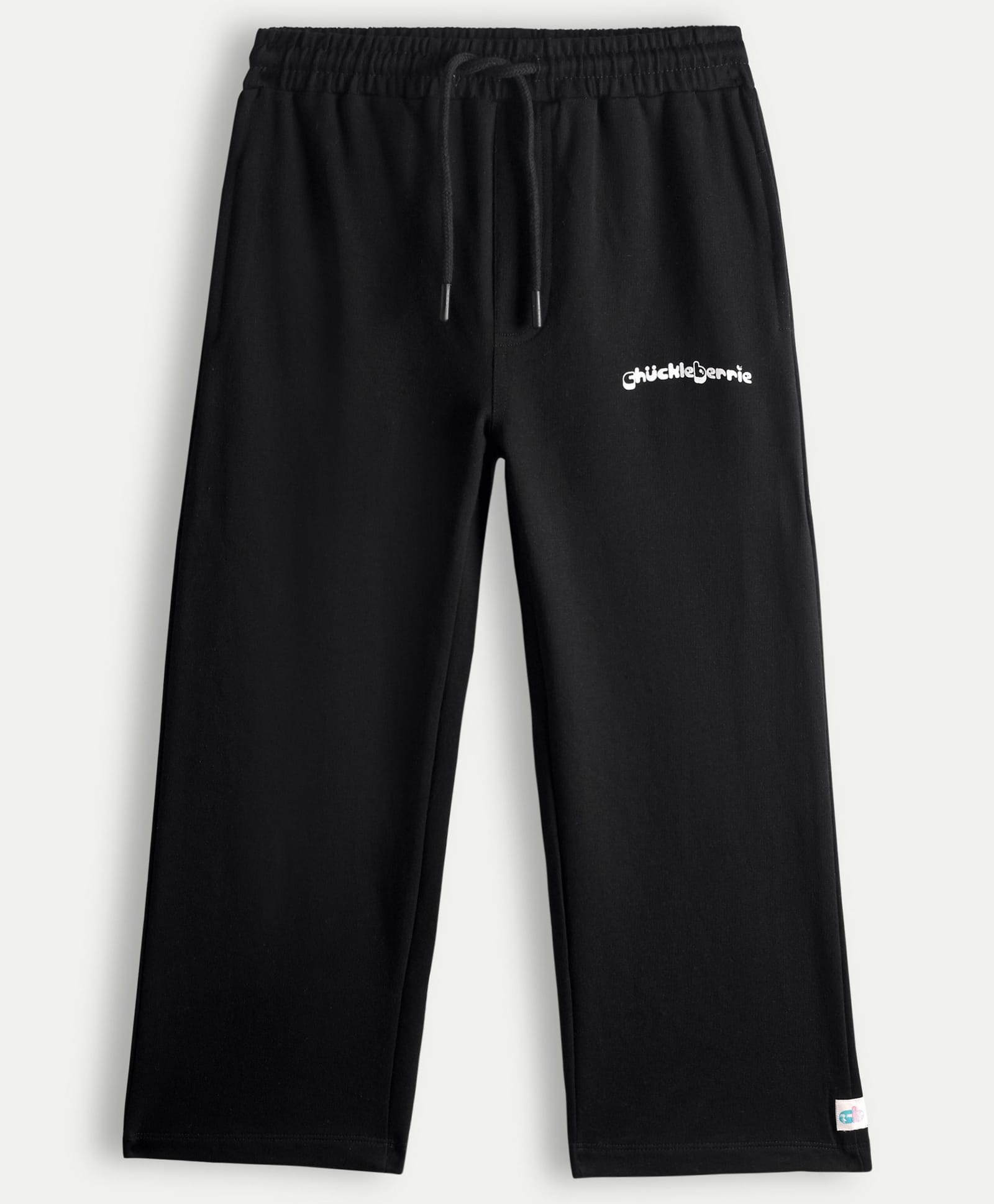 chuckleberrie Cotton Knit Solid Track Pants - Black-image-16