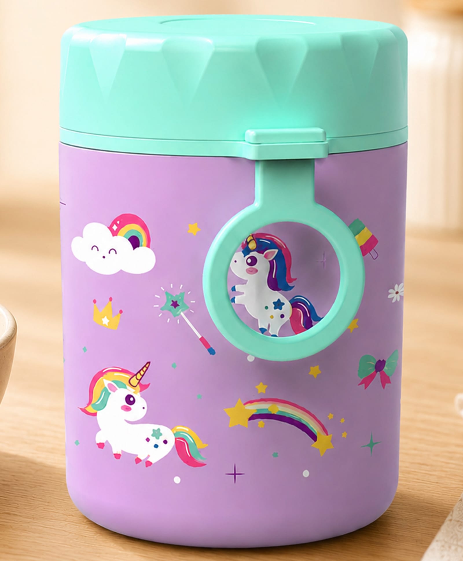 ONE AND ONLY Kids Insulated Food Jar with Unicorn Print-picture-38