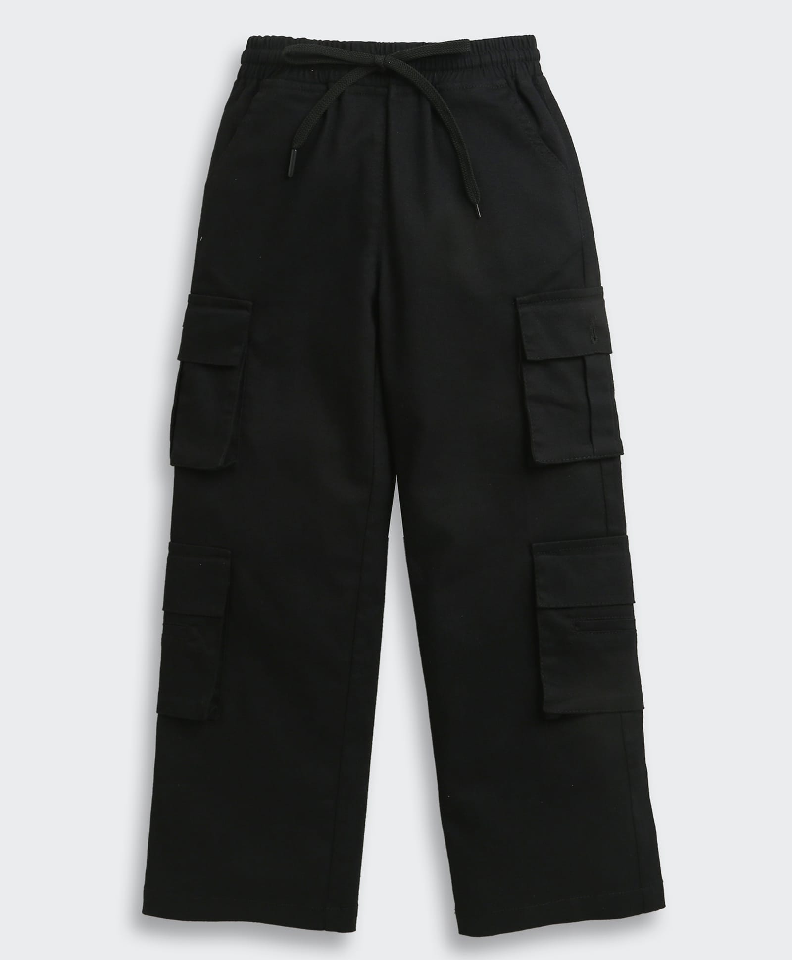 Tiny Girl Denim Woven Solid Jeans - Black-picture-28