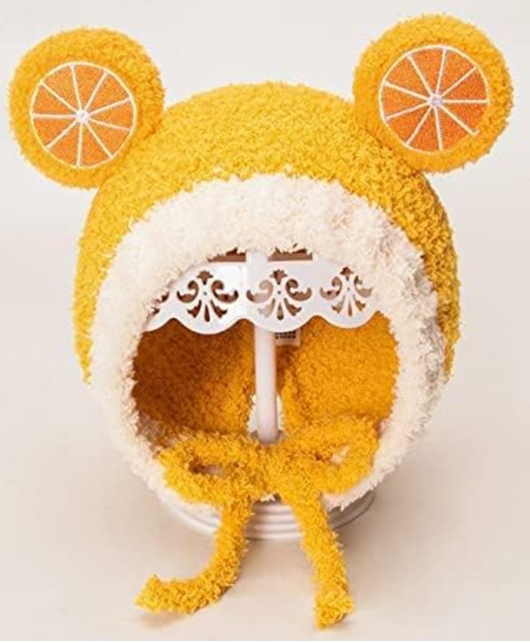 Priaansha Creations Woven Fruit Designed Cap - Yellow - Circumference - 50 Cms-image-20