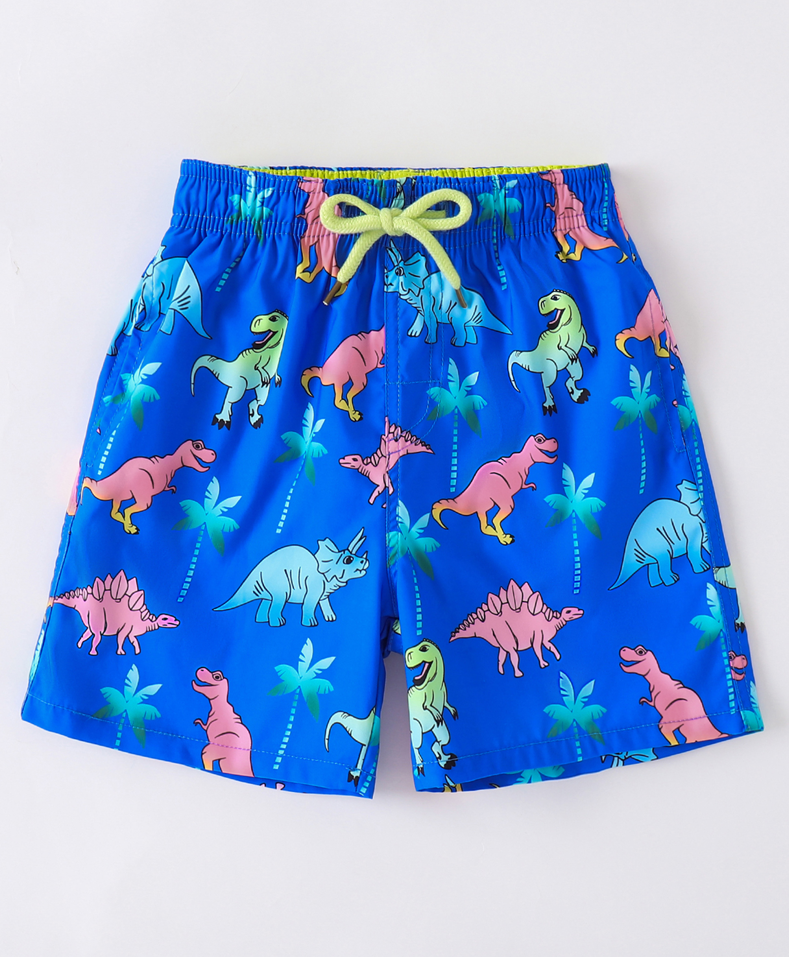 Mark & Mia Dino Printed Swimming Trunk - Blue-image-27