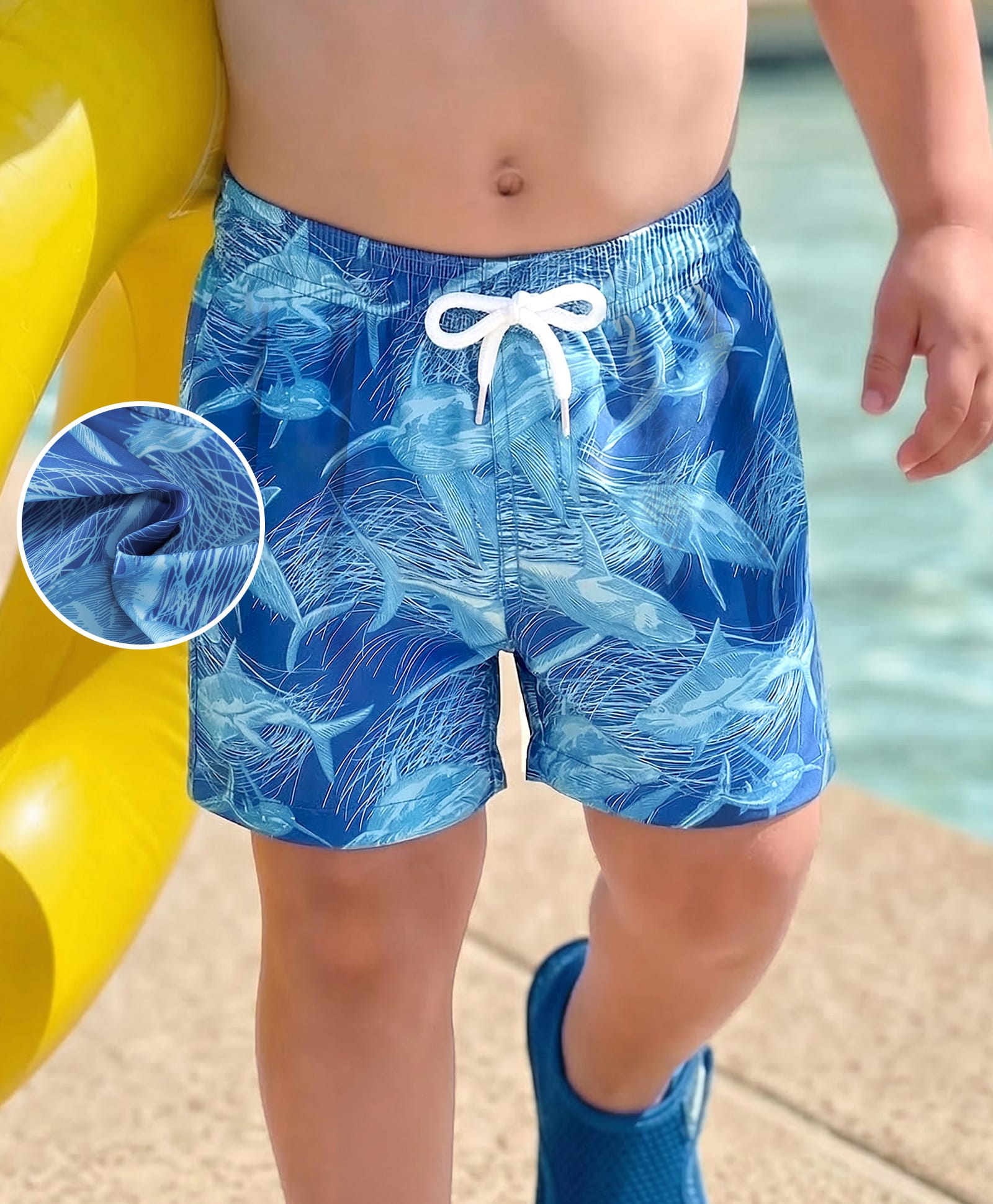 Mark & Mia Sea Life Printed Swimming Trunk - Blue-picture-26