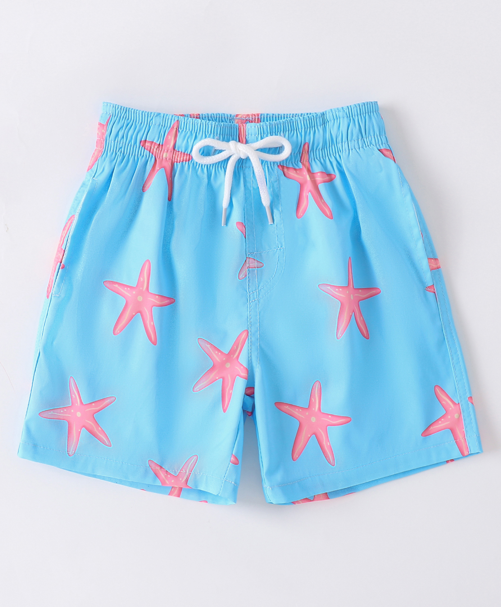 Mark & Mia Star Fish Printed Swimming Trunk - Light Blue-picture-23