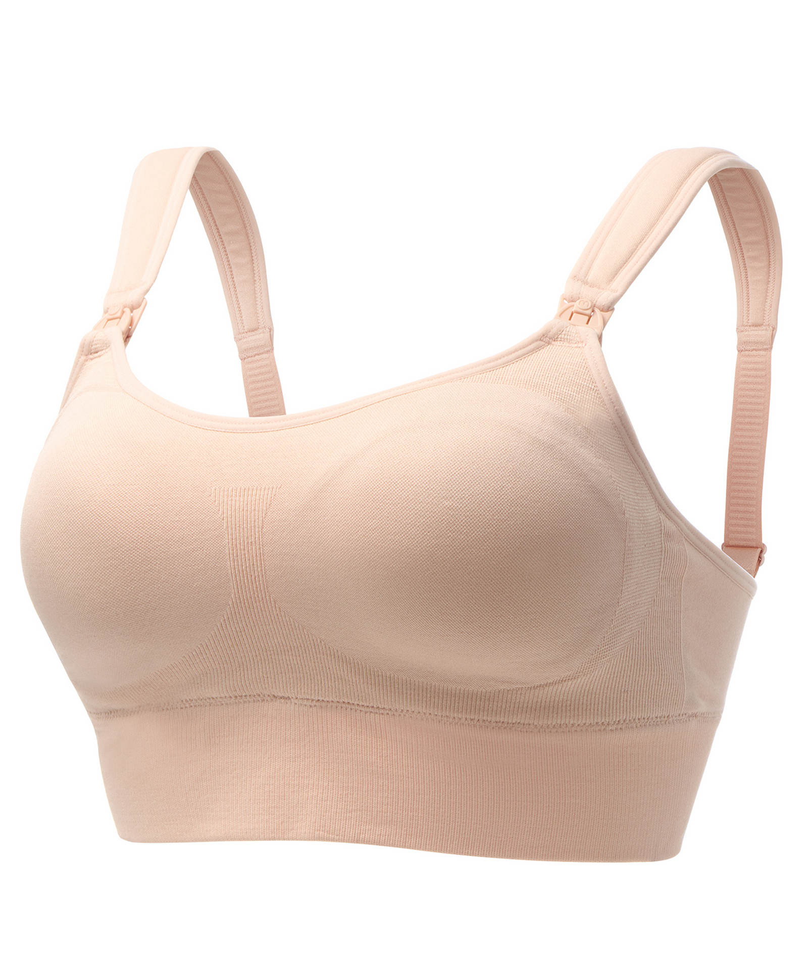 Momcozy Solid Maternity & Nursing Pumping Bra - Skin Color-image-35