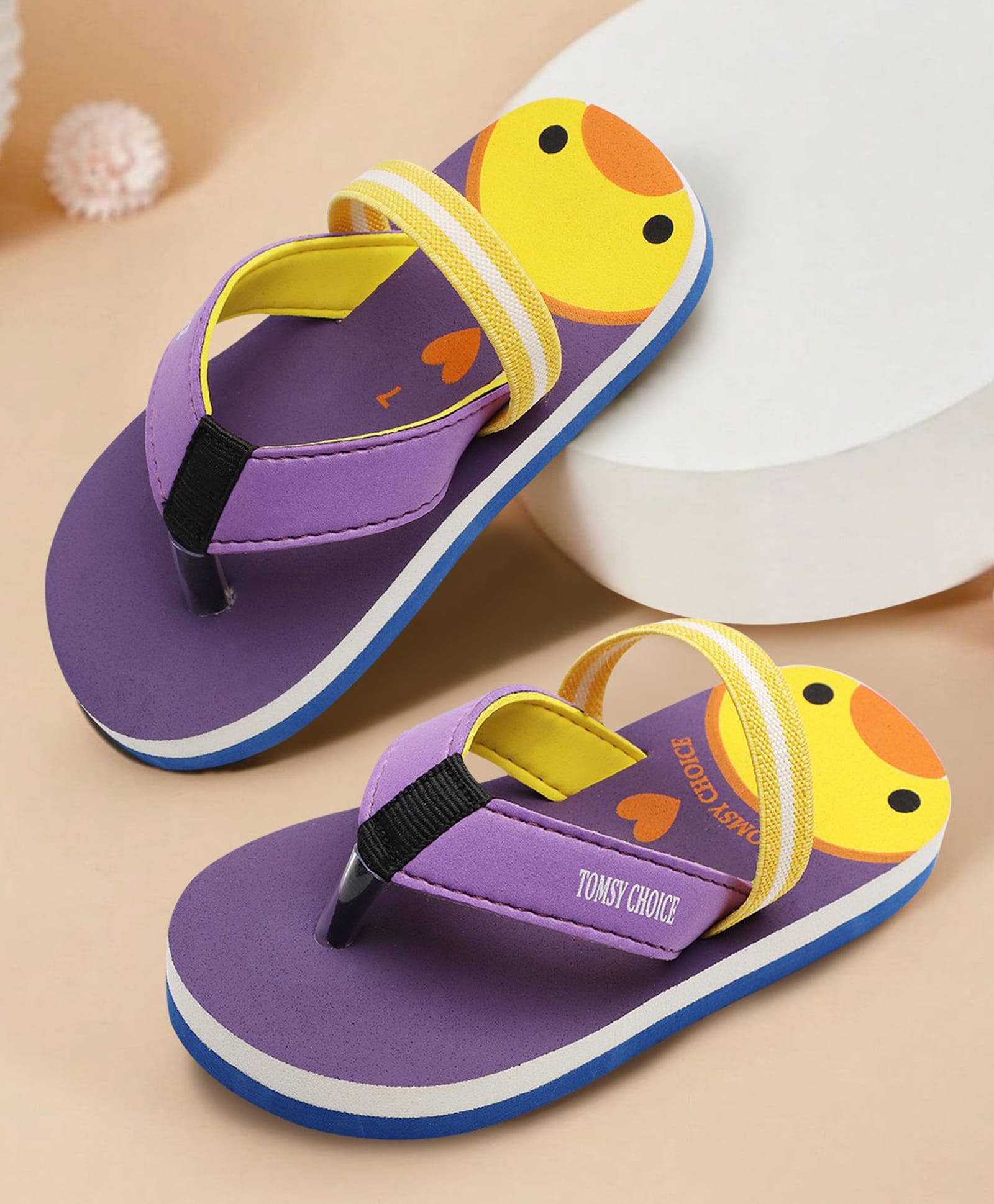 TOMSY CHOICE Cartoon Designed Flip Flops - Purple-picture-20
