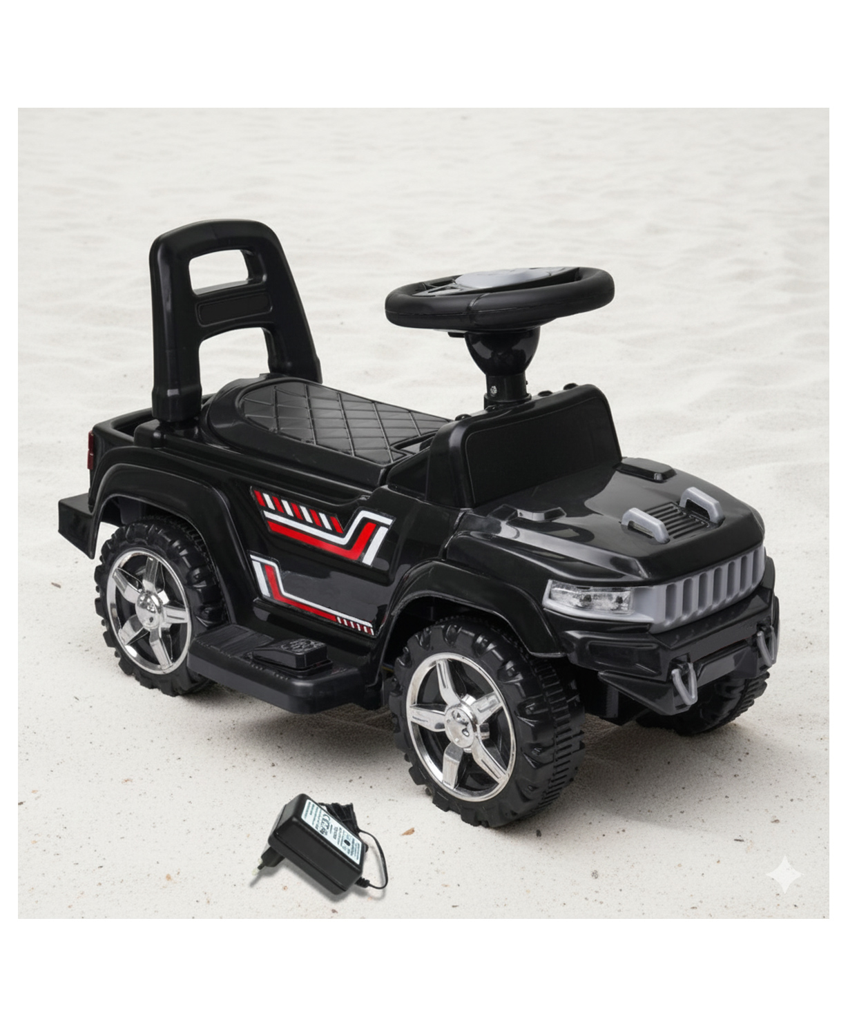 Joyride H-Force Titan 2-7 Years 12V Rechargable Electric Car with Music System BLACK-picture-47