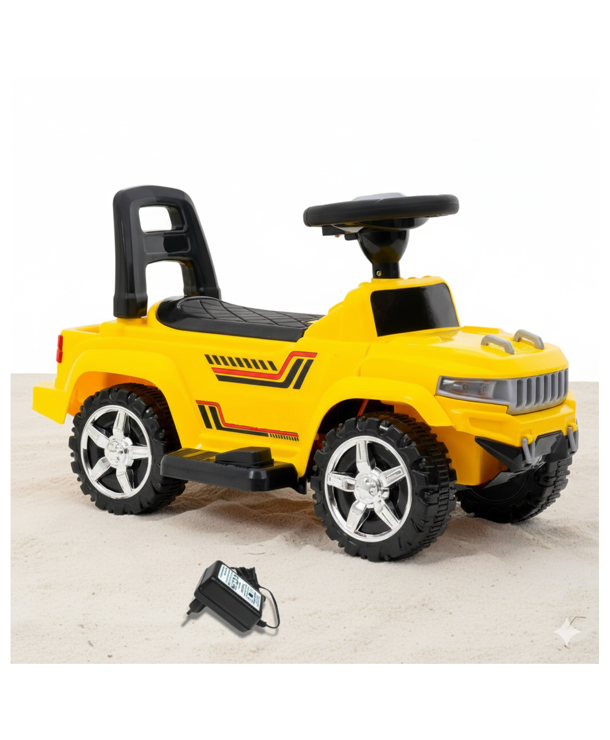 Joyride H-Force Titan 2-7 Years 12V Rechargable Electric Car with Music System YELLOW-picture-20