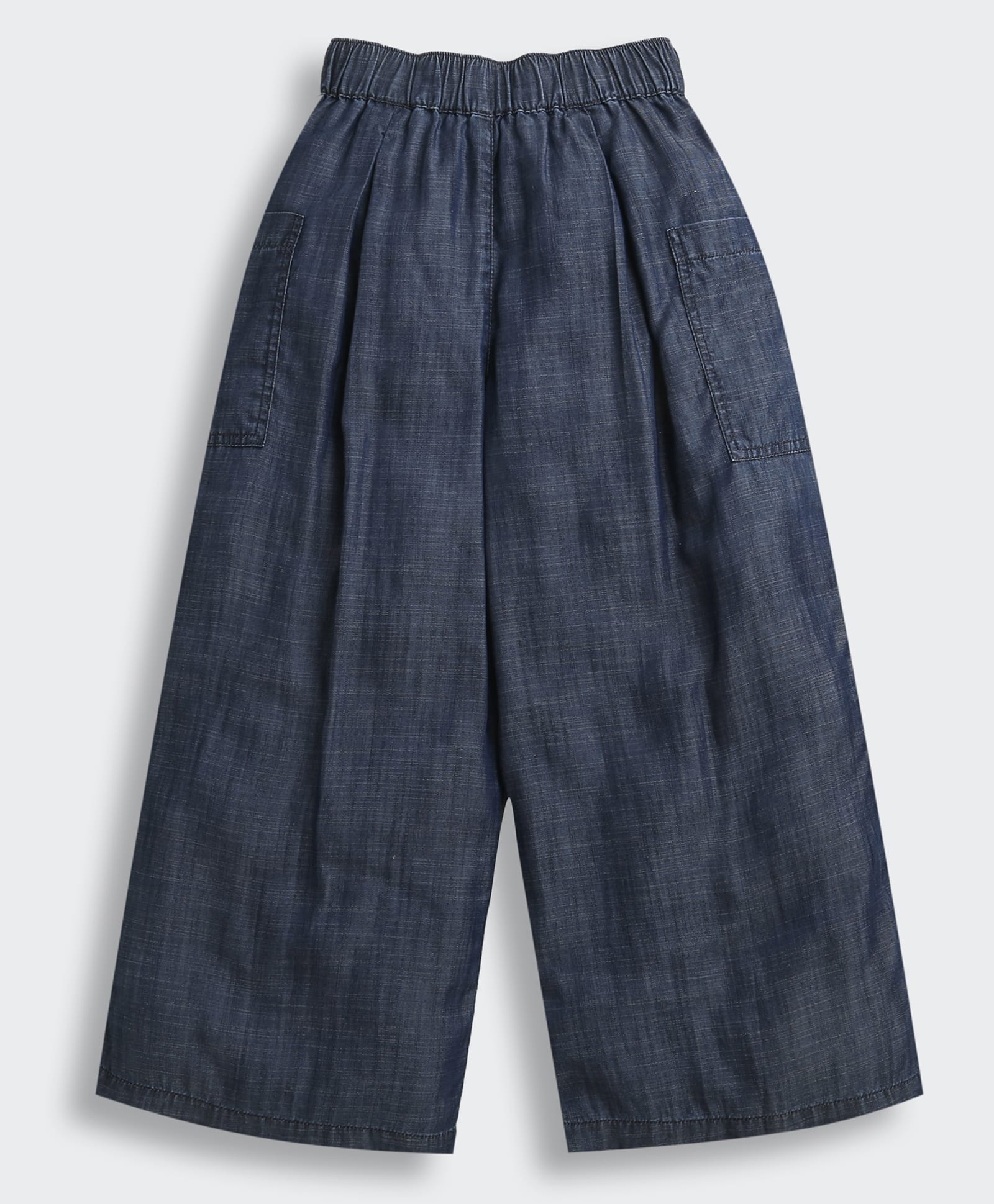 Tiny Girl Cotton Woven Solid Jeans - Dark Blue-picture-12