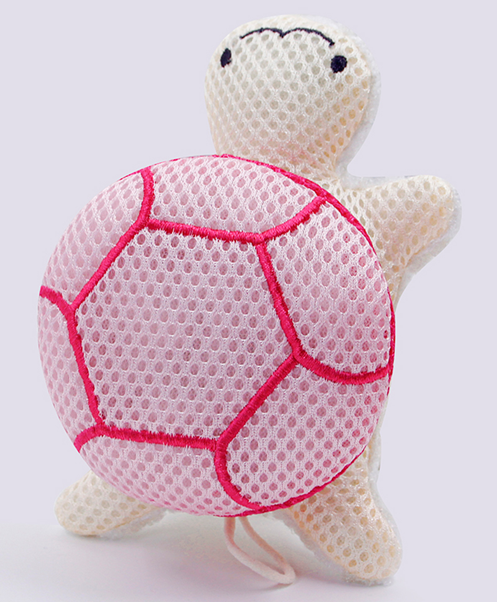 Eco Shine Turtle Shaped Bath Sponge/Loofah - Pink-image-21