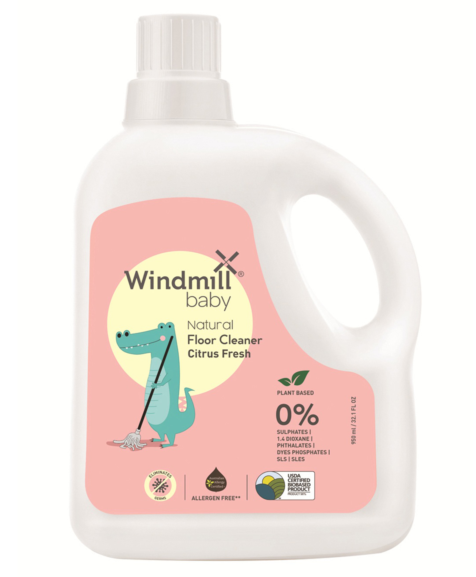 Windmill Baby Natural Floor Cleaner Citrus Fresh - 950 ml-picture-20