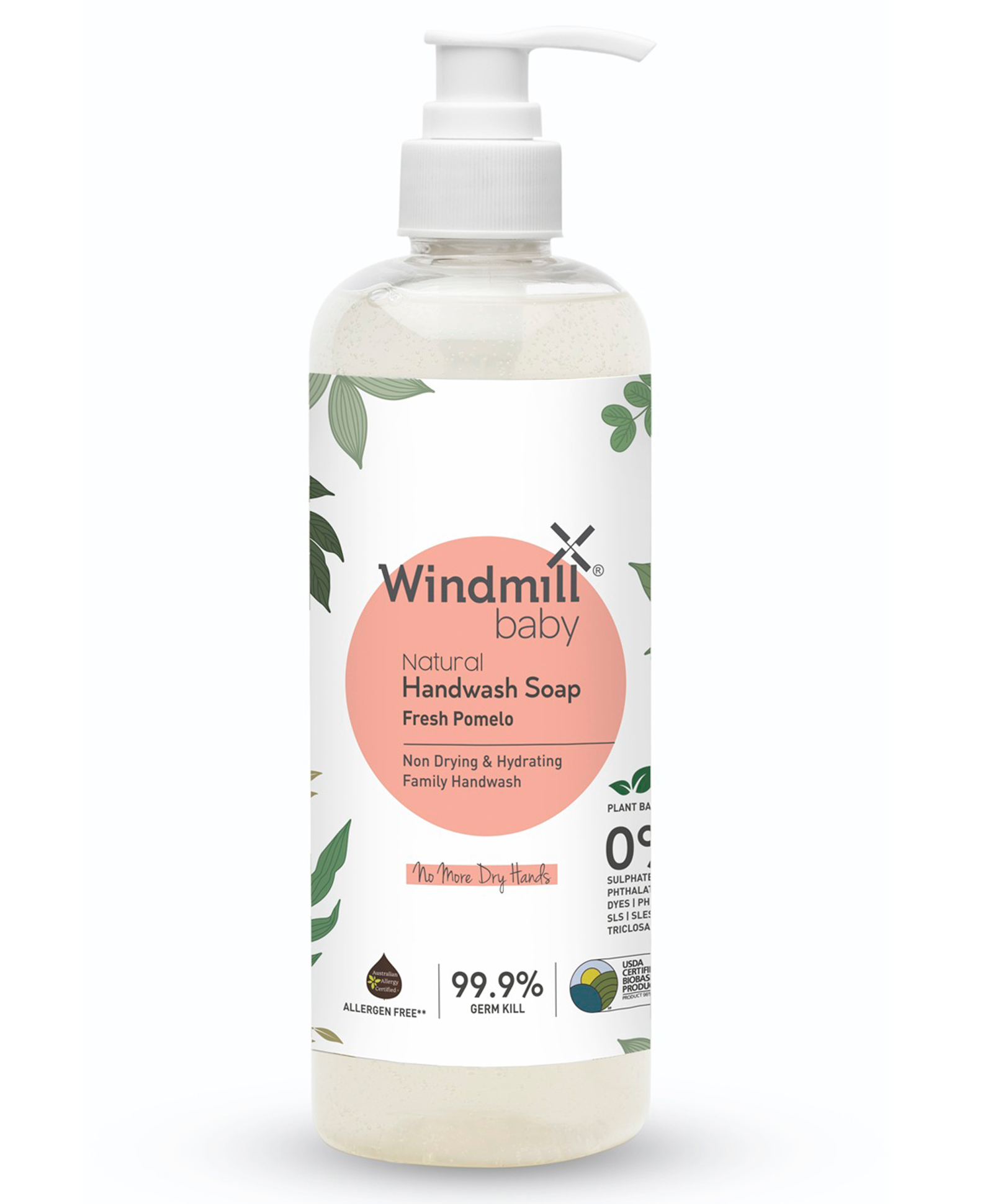 Windmill Baby Natural Fresh Pomelo Handwash Liquid Soap - 450 ml-image-42