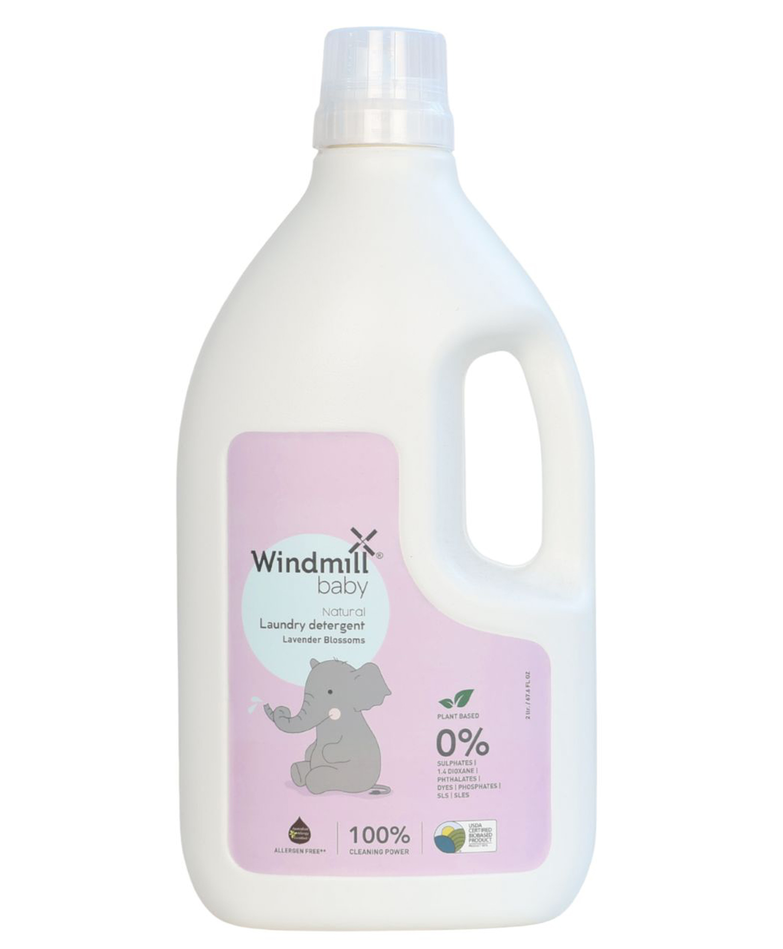 Windmill baby Natural Laundry Detergent Liquid Lavender Blossoms - 2000 ml-picture-23