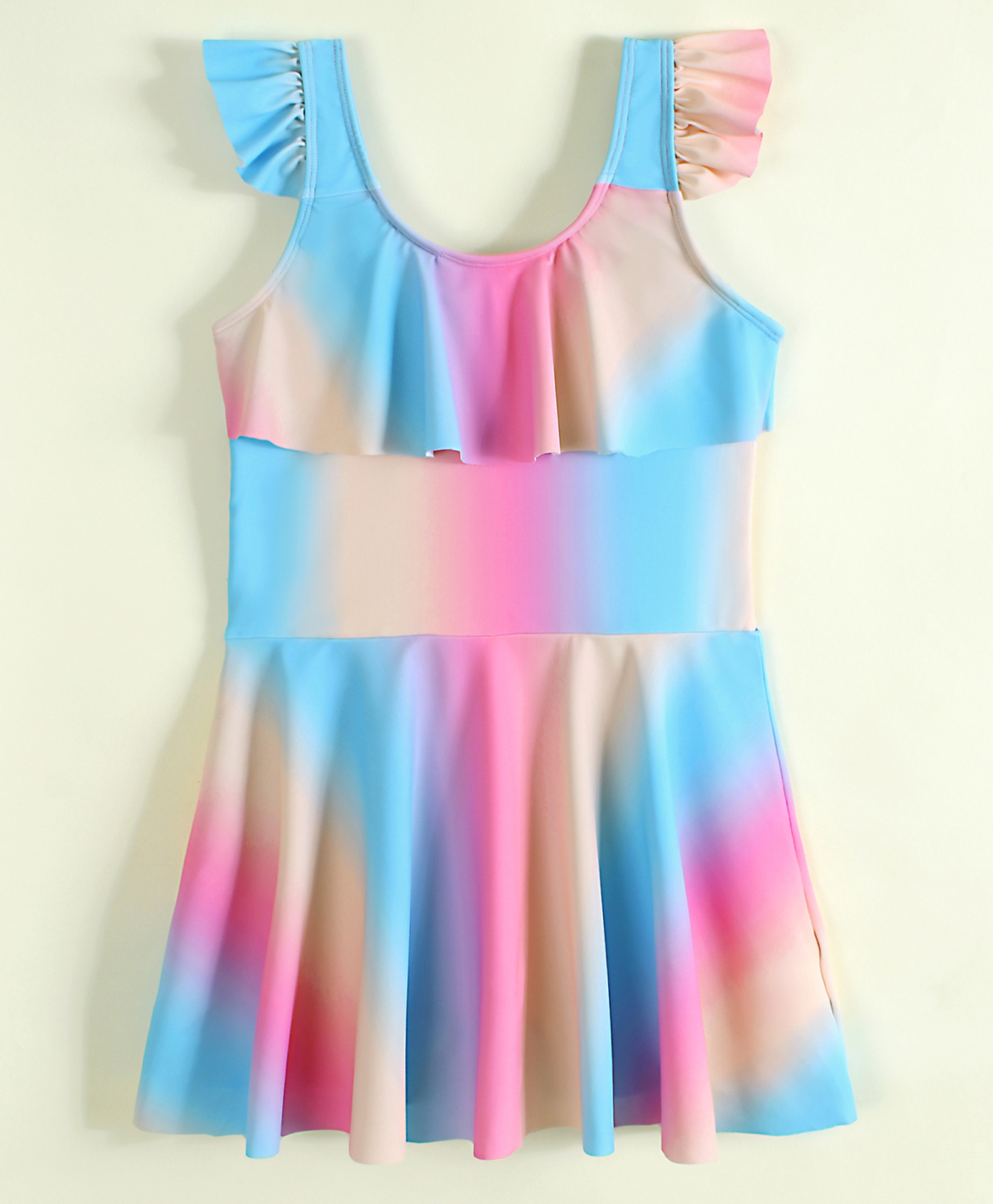 Mark & Mia Sleeveless Frock Swimsuit With Ombre Effect - Multicolour-image-11