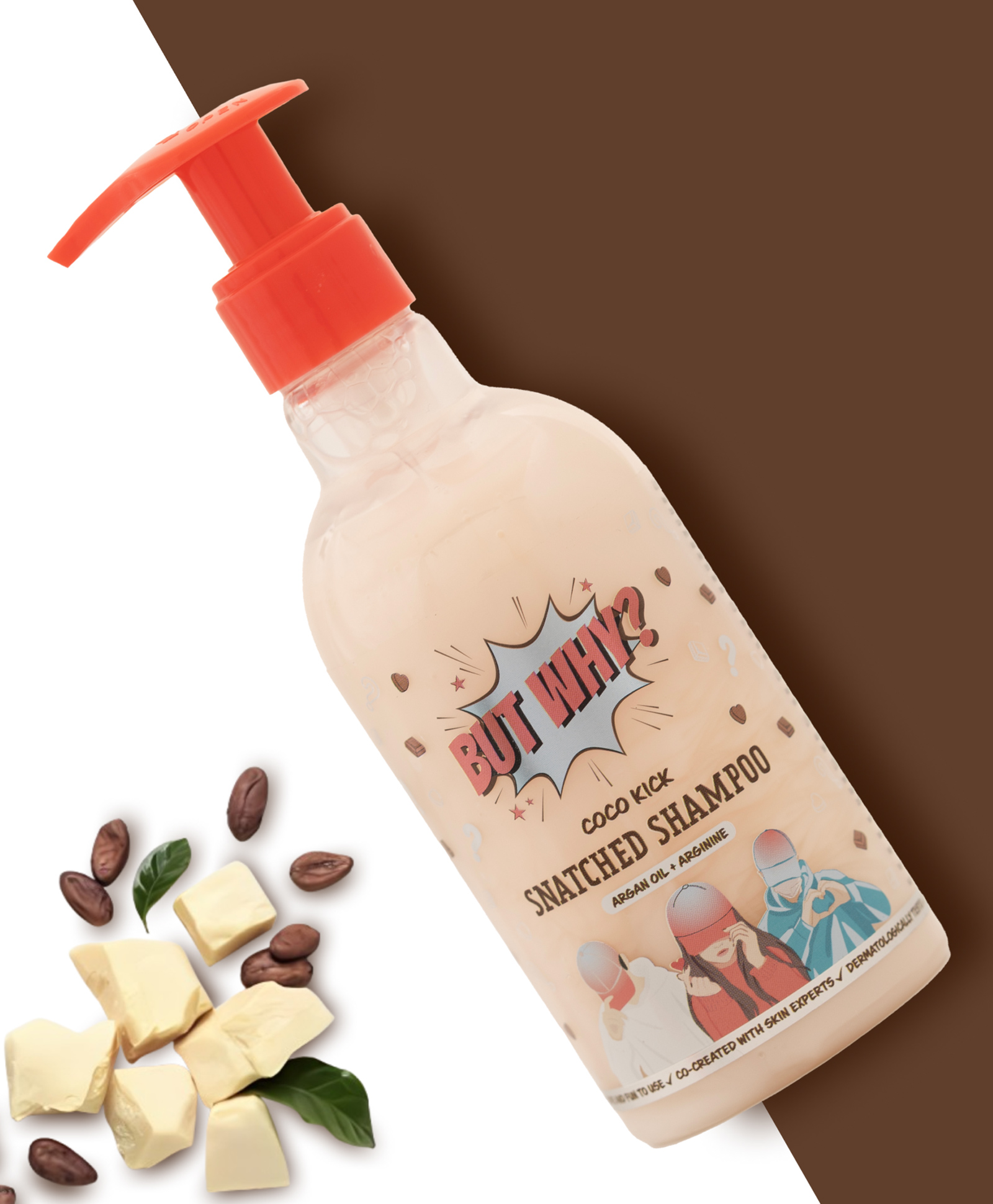 ButWhy Coco Kick Snatched Shampoo Enriched with Cocoa Butter, Moringa Oil & Argan Oil | Strengthens Hair | Gently Cleanses Hair & Scalp | Formulated for Pre-Teen Kids - 250 ml (Pack of 1)-picture-17